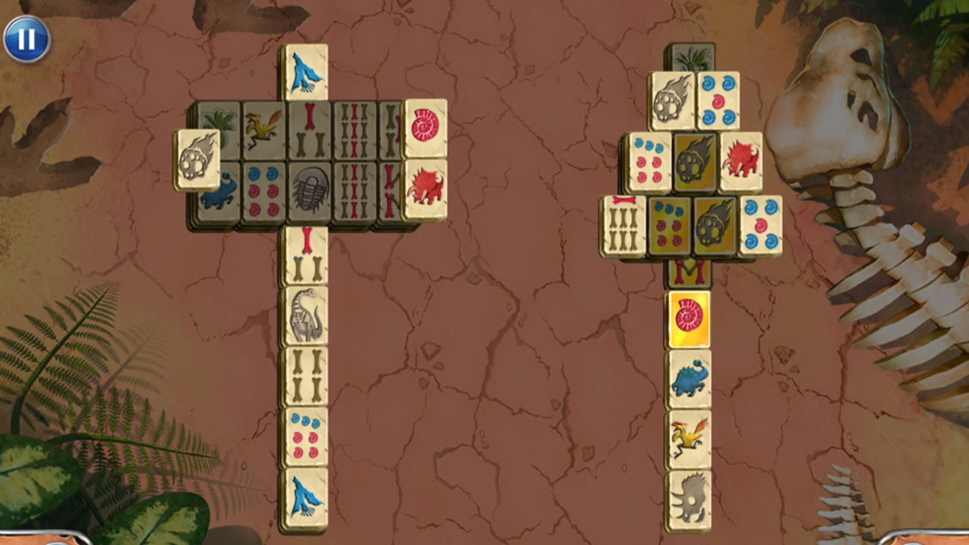 Screenshot for Jurassic Mahjong