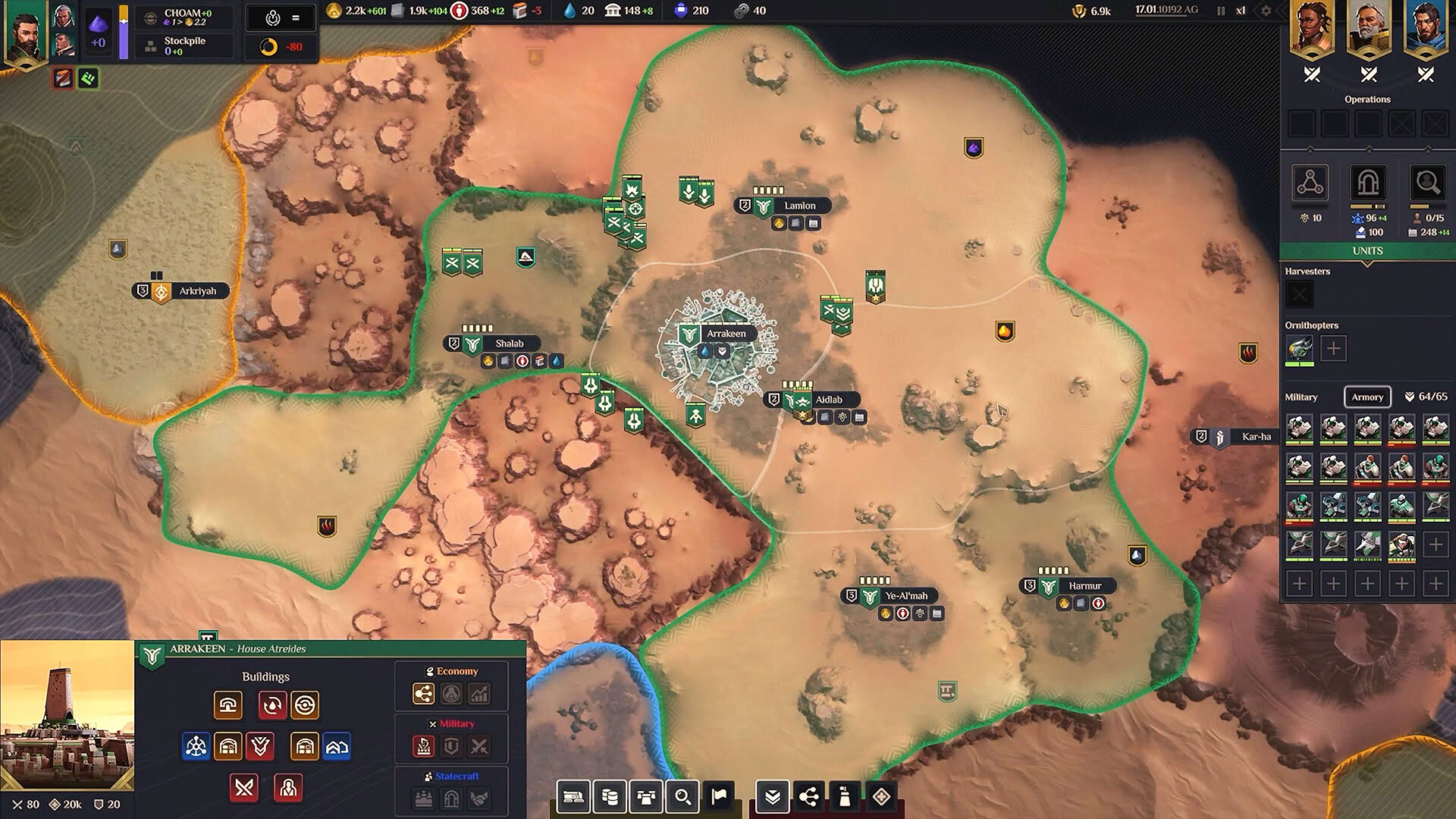 Screenshot for Dune: Spice Wars