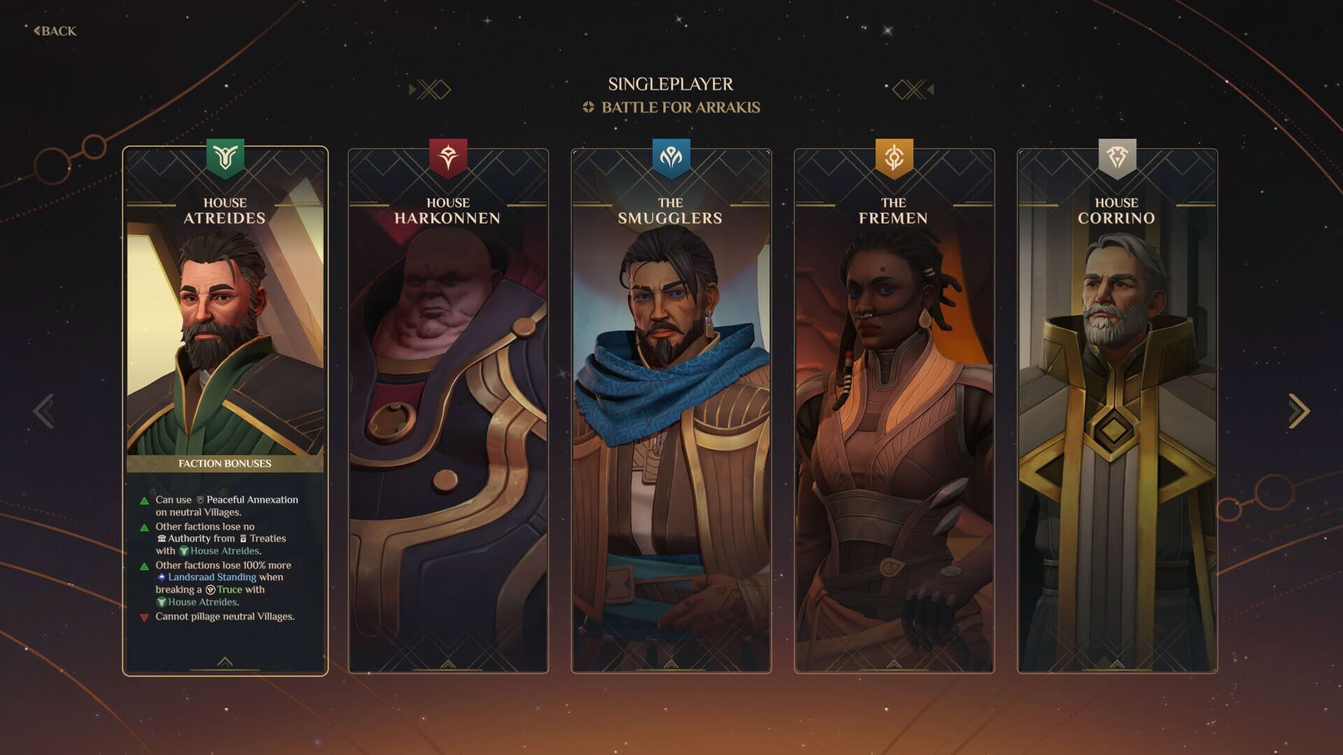 Screenshot for Dune: Spice Wars