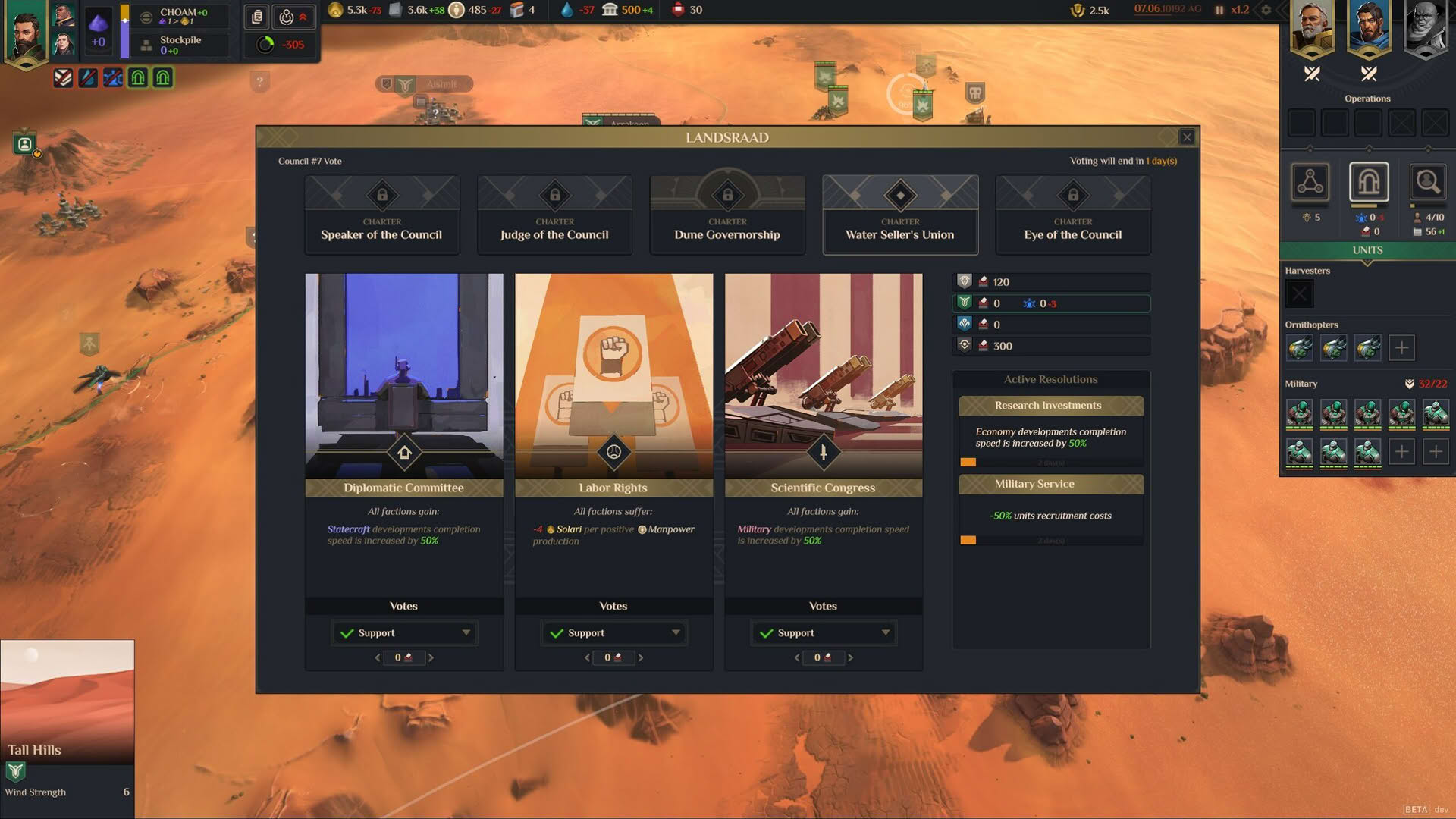 Screenshot for Dune: Spice Wars