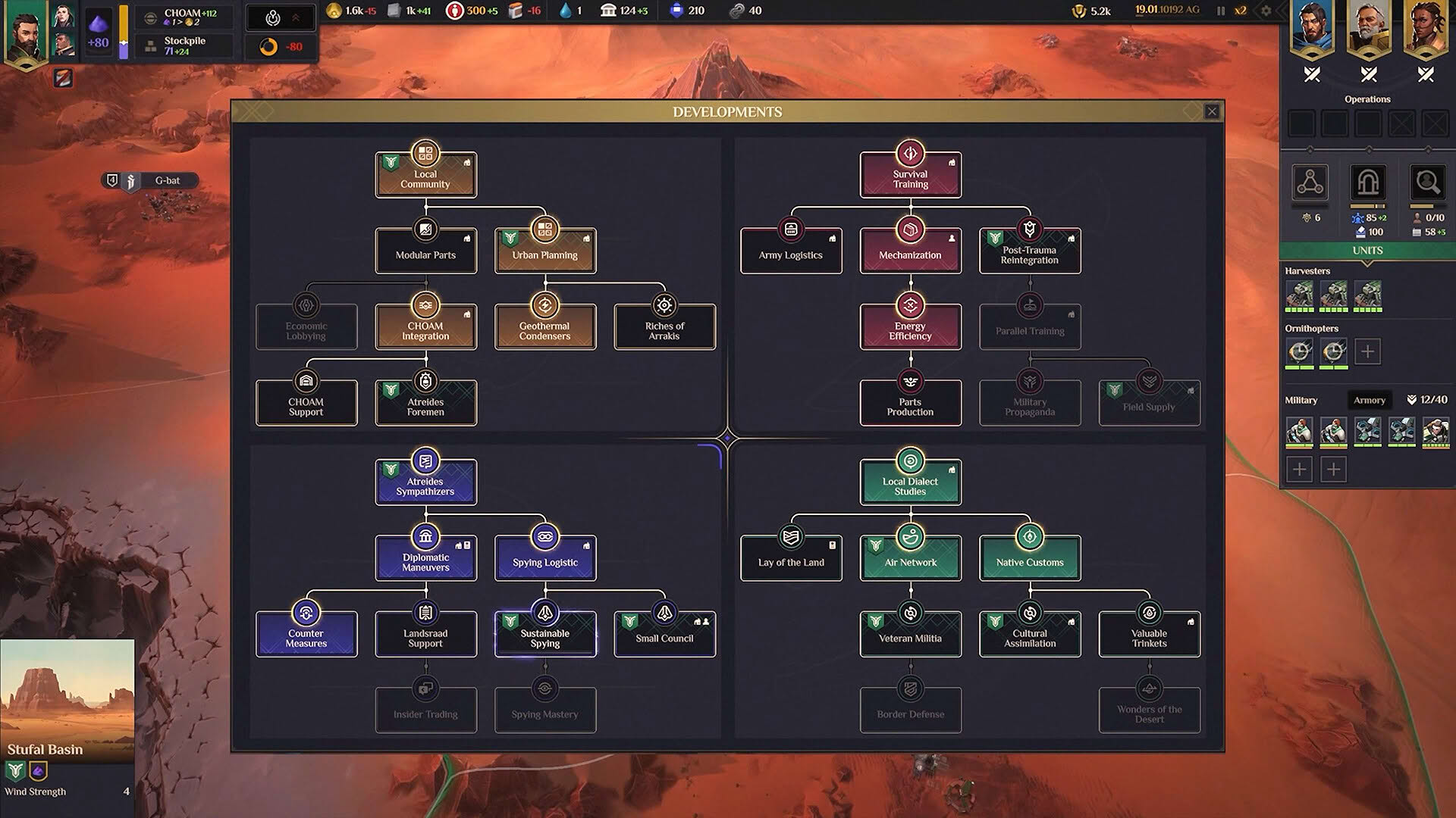 Screenshot for Dune: Spice Wars