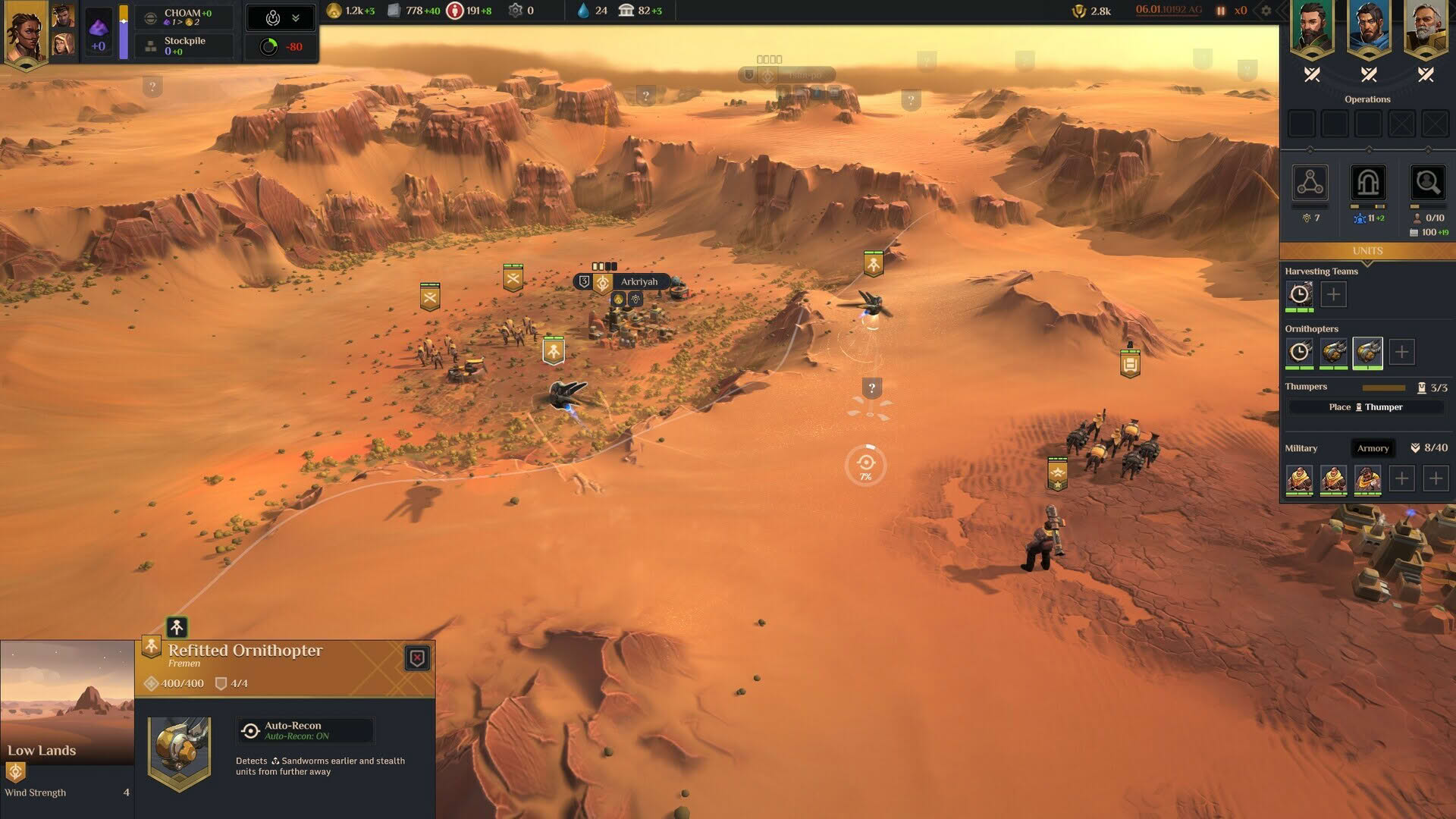 Screenshot for Dune: Spice Wars