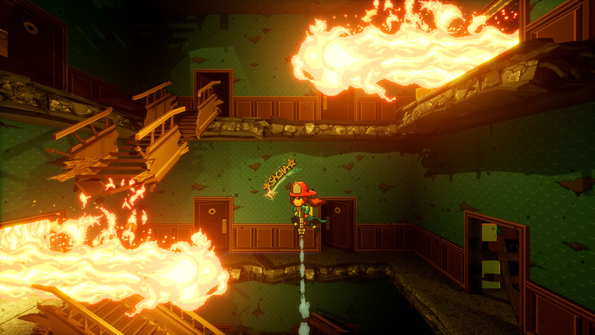 Screenshot for Firegirl: Hack 'n Splash Rescue