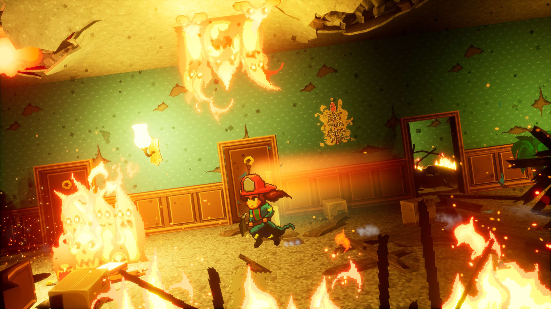 Screenshot for Firegirl: Hack 'n Splash Rescue