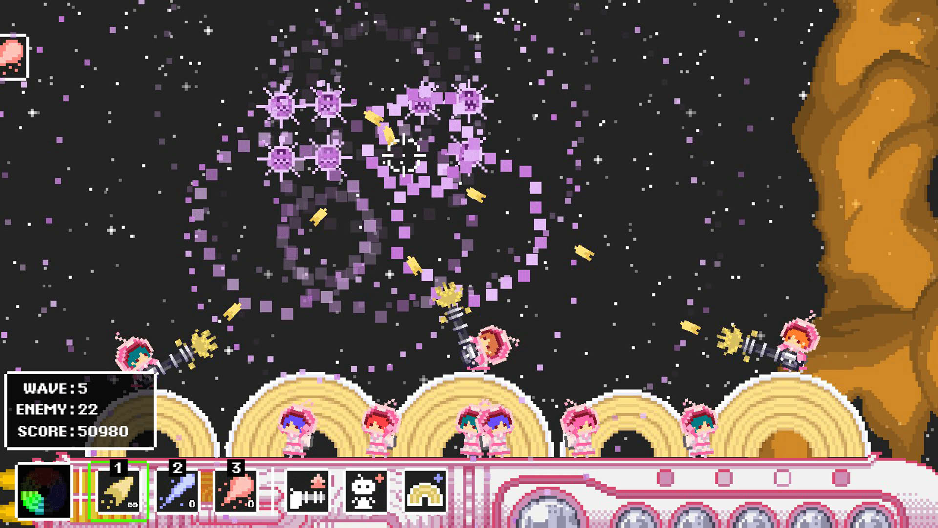 Screenshot for Cake Invaders