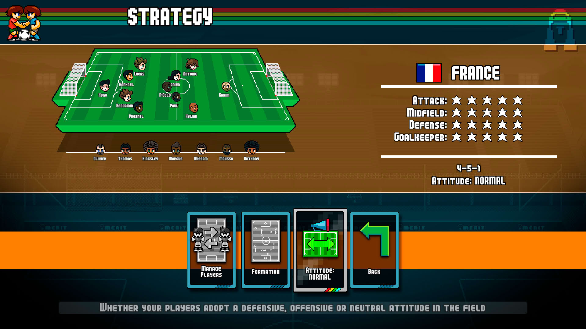 Screenshot for Pixel Cup Soccer: Ultimate Edition