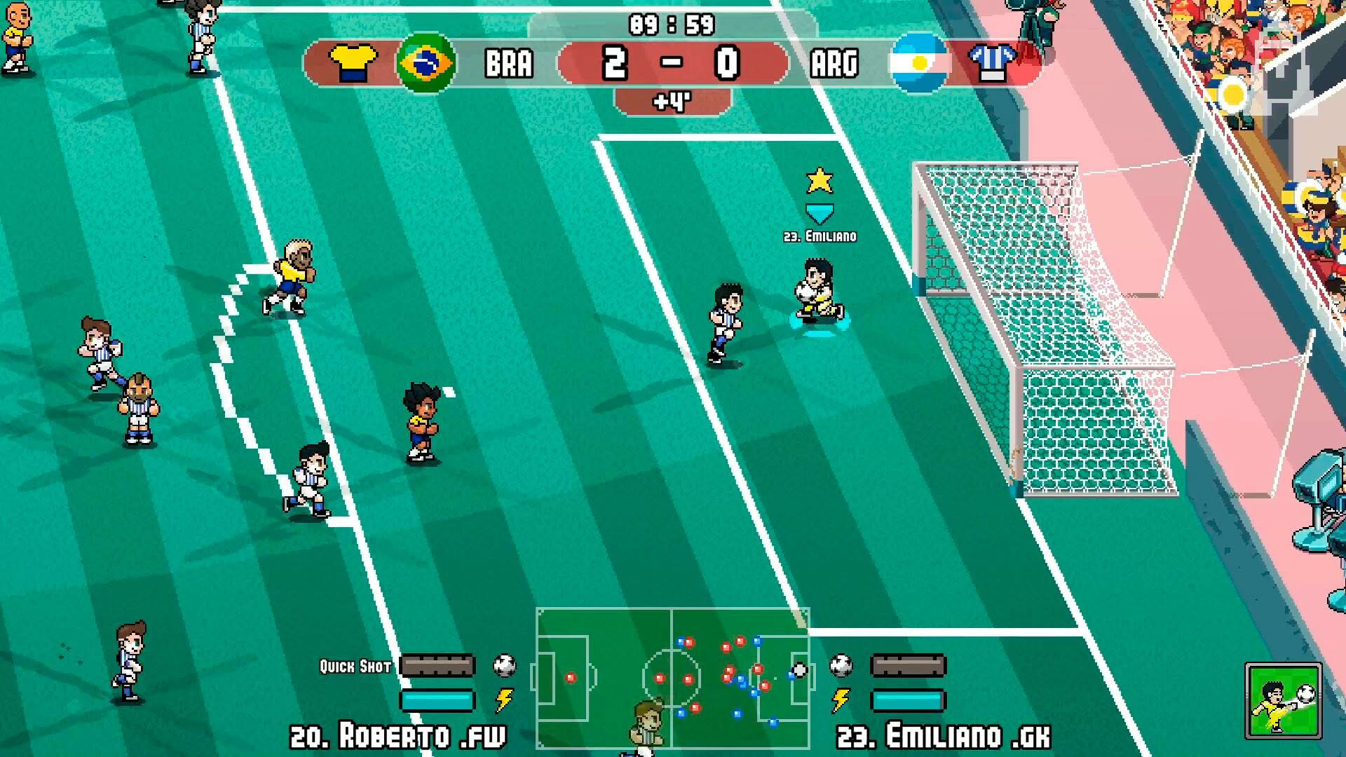 Screenshot for Pixel Cup Soccer: Ultimate Edition