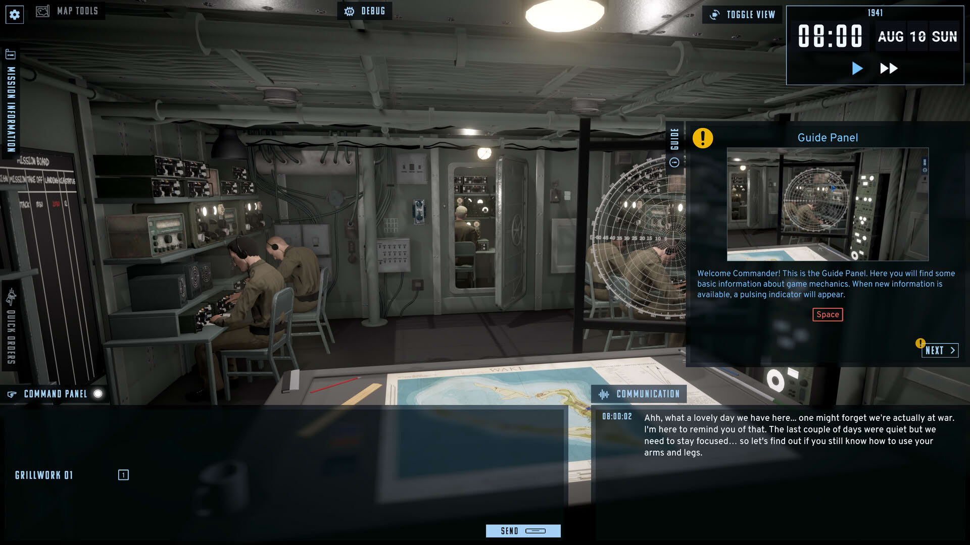 Screenshot for Radio Commander: Pacific '41