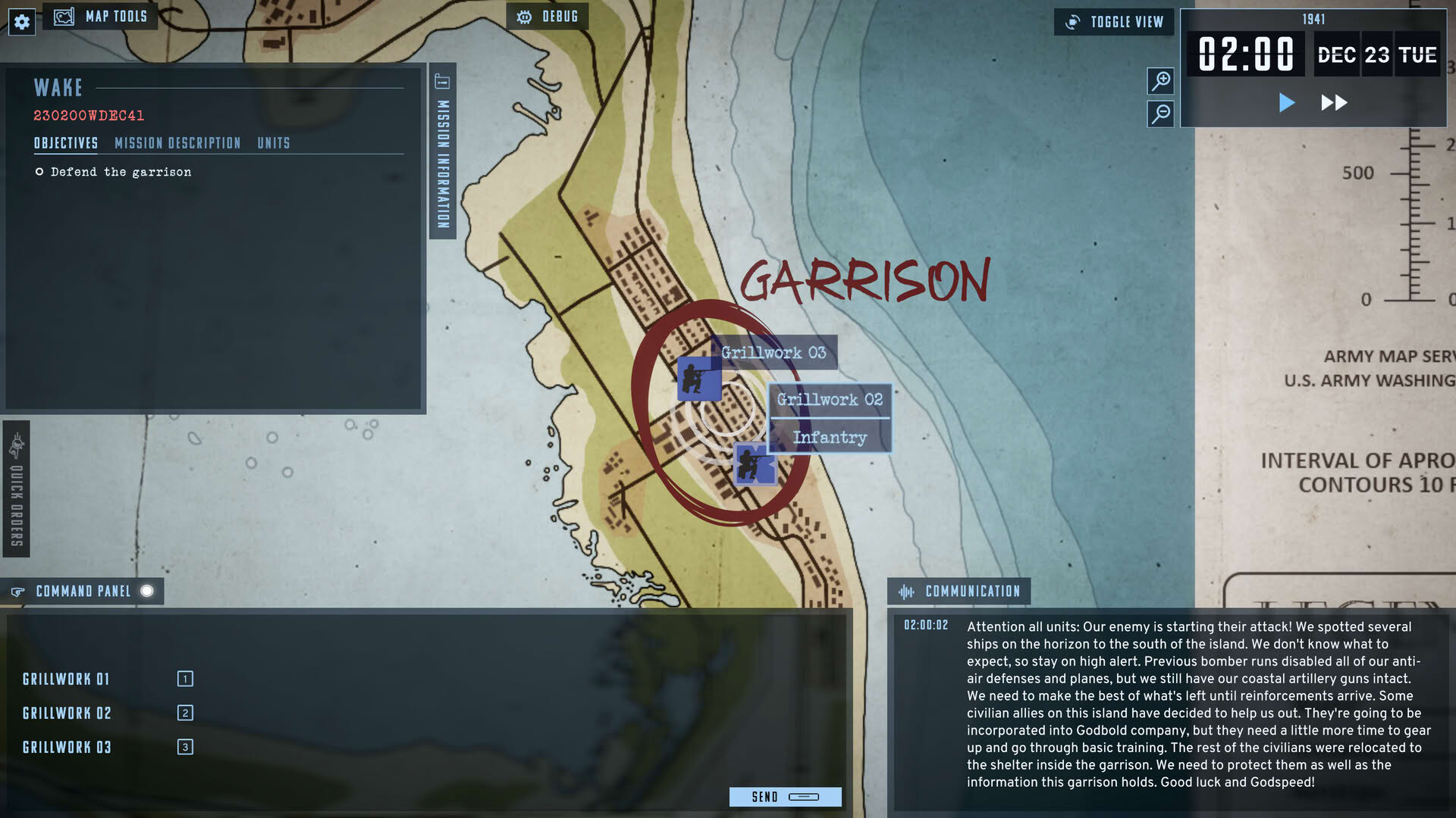 Screenshot for Radio Commander: Pacific '41