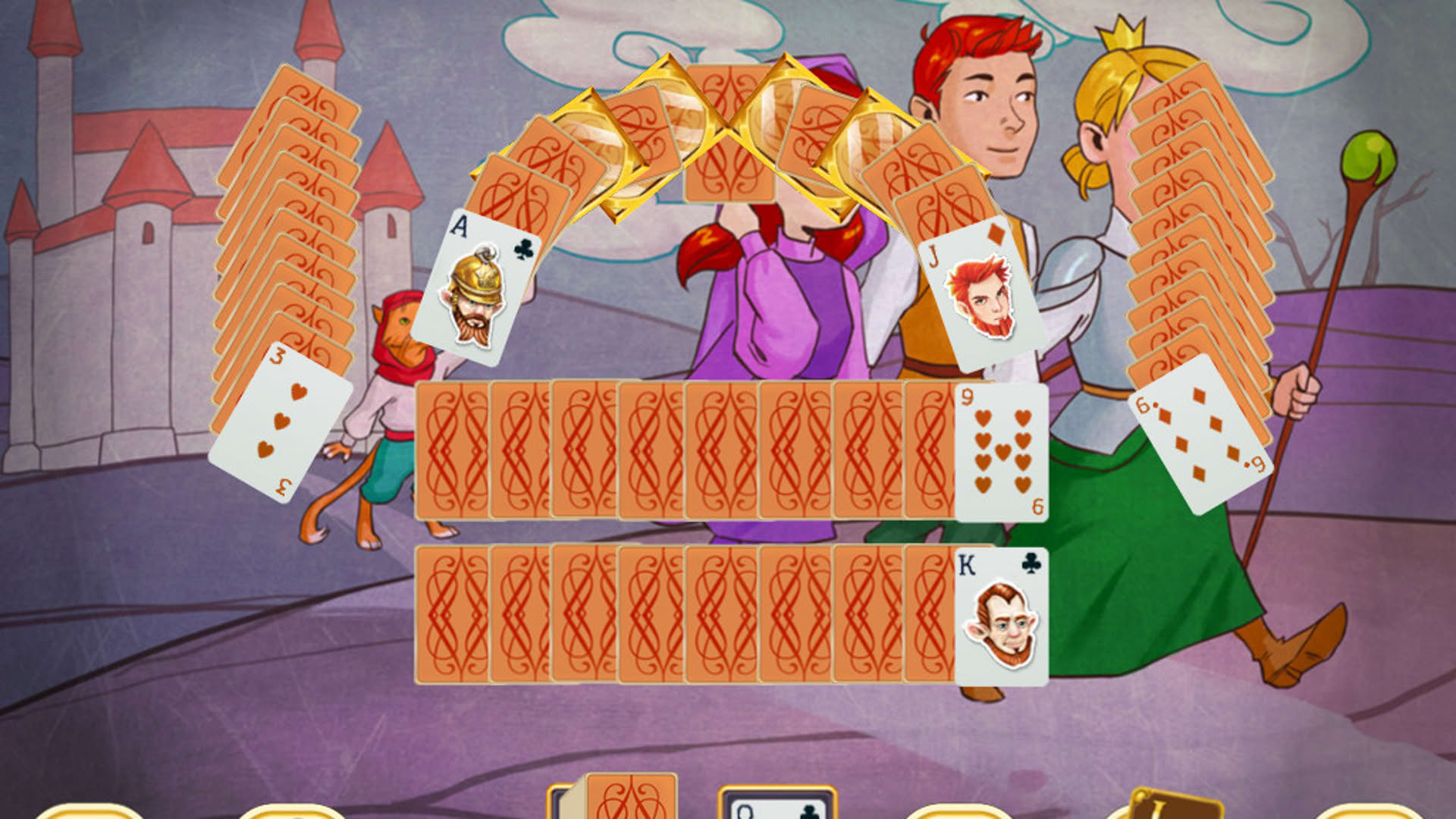 Screenshot for Gnomes Solitaire