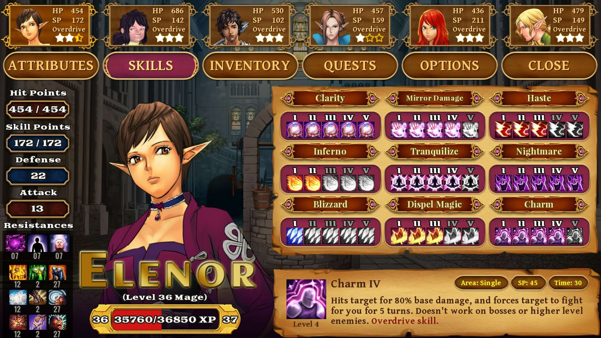 Screenshot for Tales of Aravorn: An Elven Marriage