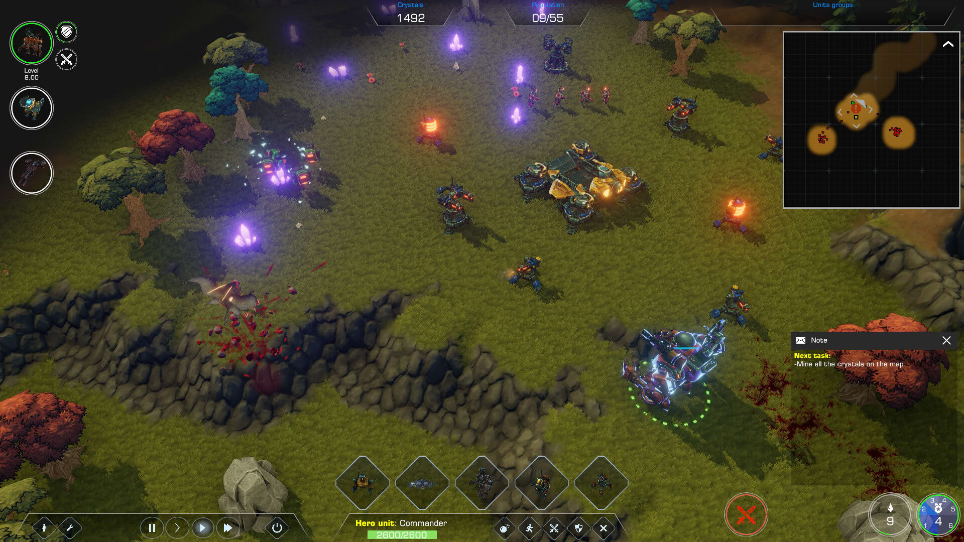 Screenshot for Grimstar: Crystals are the New Oil!