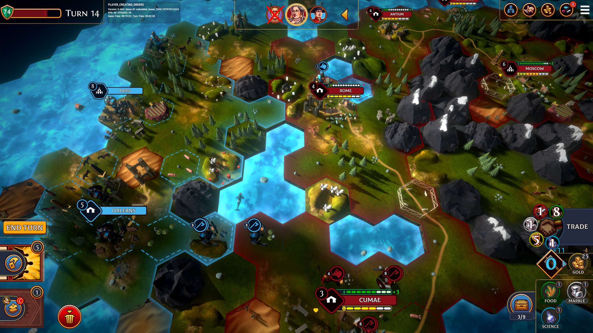 Screenshot for Hexarchy