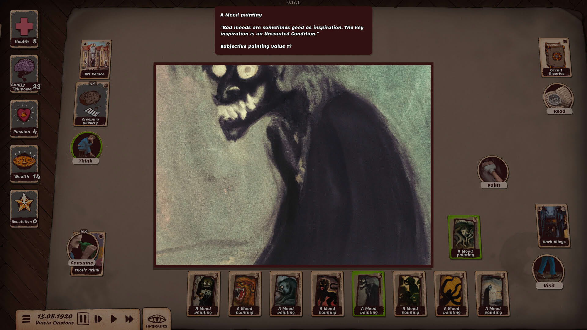 Screenshot for Artist Life Simulator