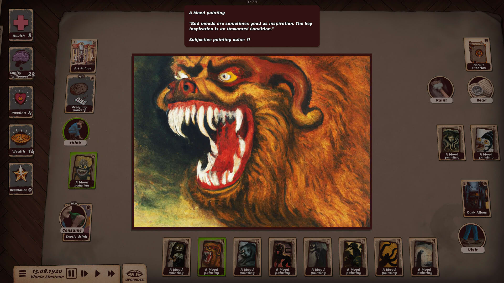 Screenshot for Artist Life Simulator