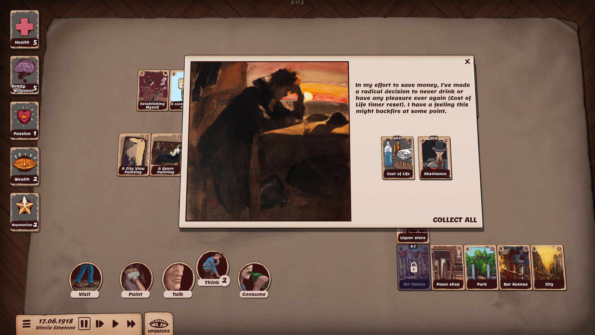 Screenshot for Artist Life Simulator
