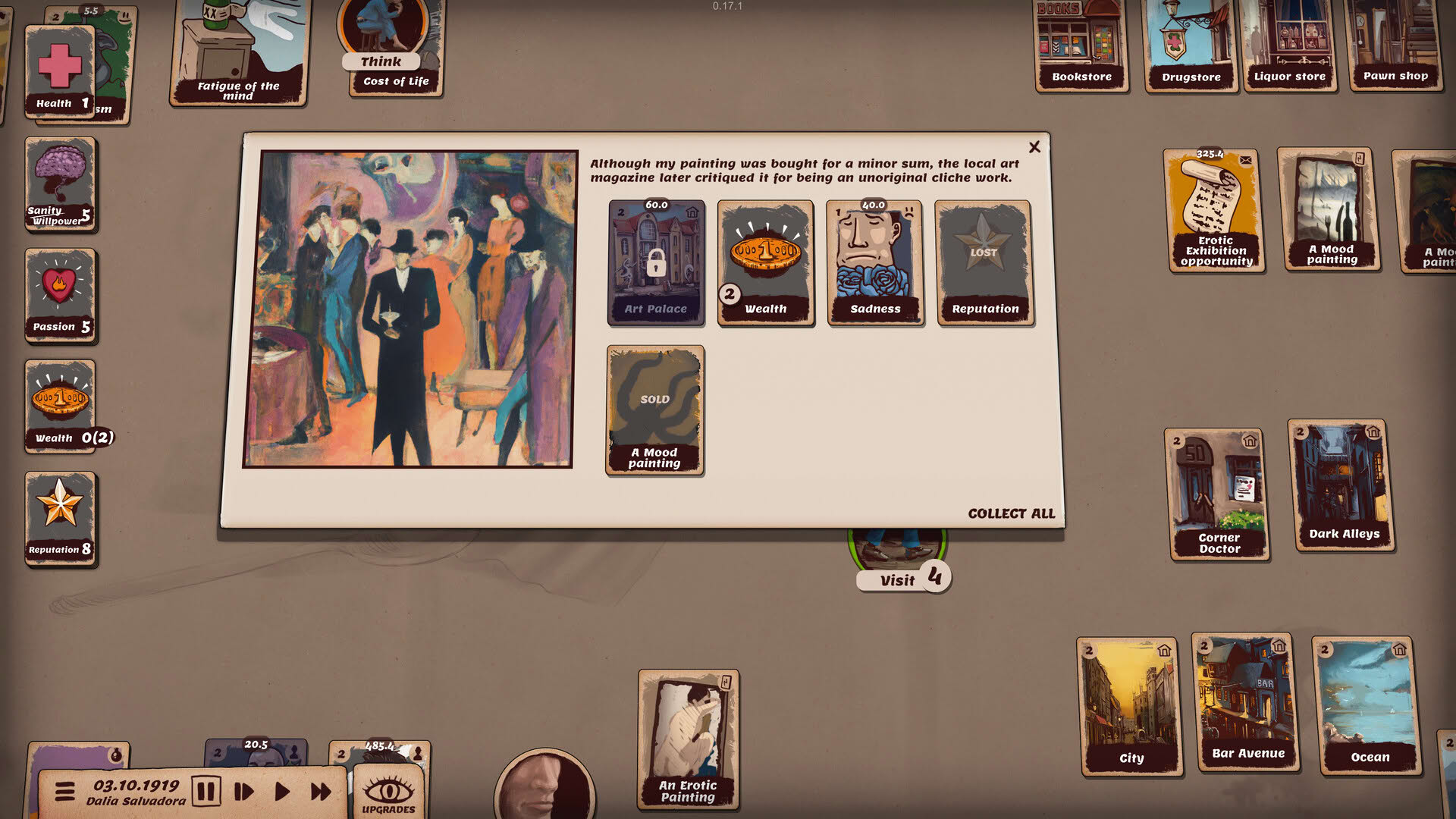 Screenshot for Artist Life Simulator