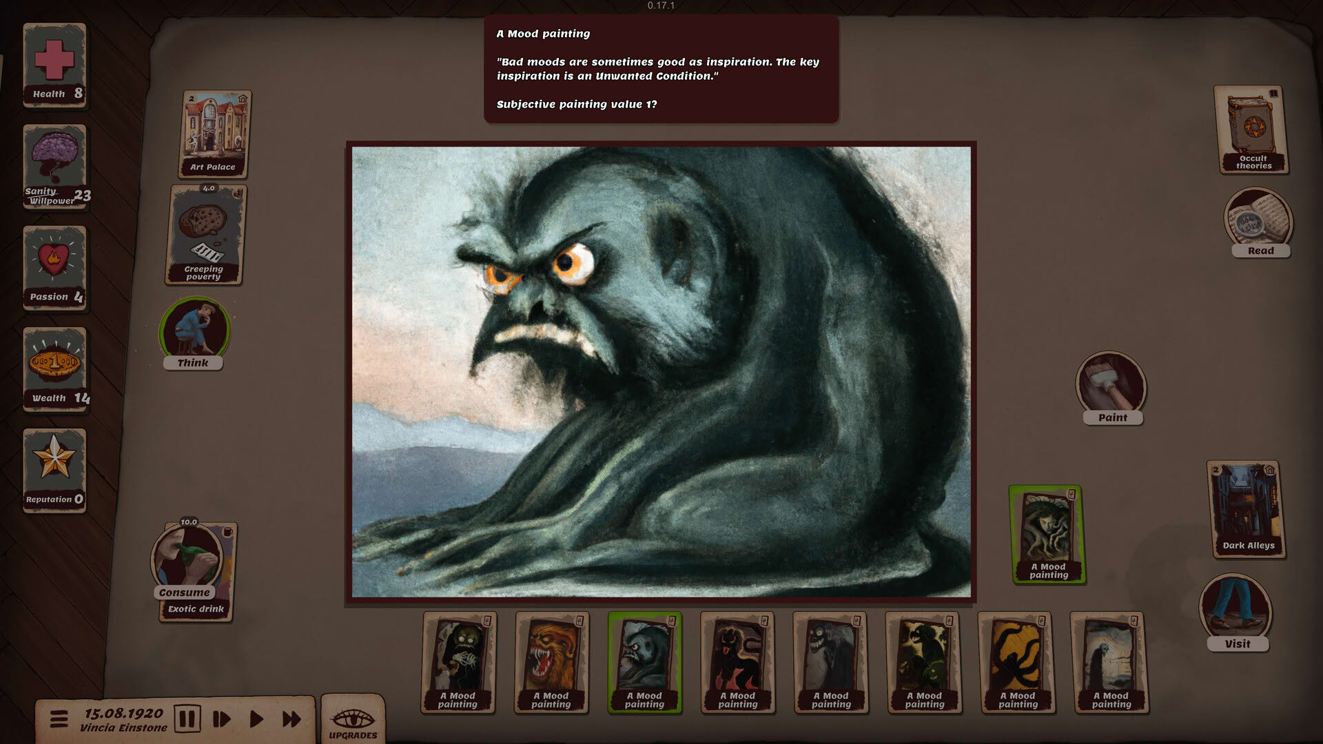 Screenshot for Artist Life Simulator