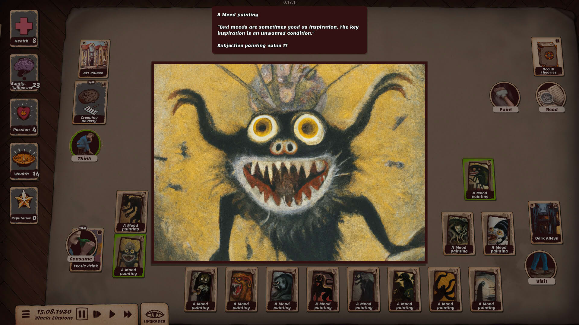 Screenshot for Artist Life Simulator