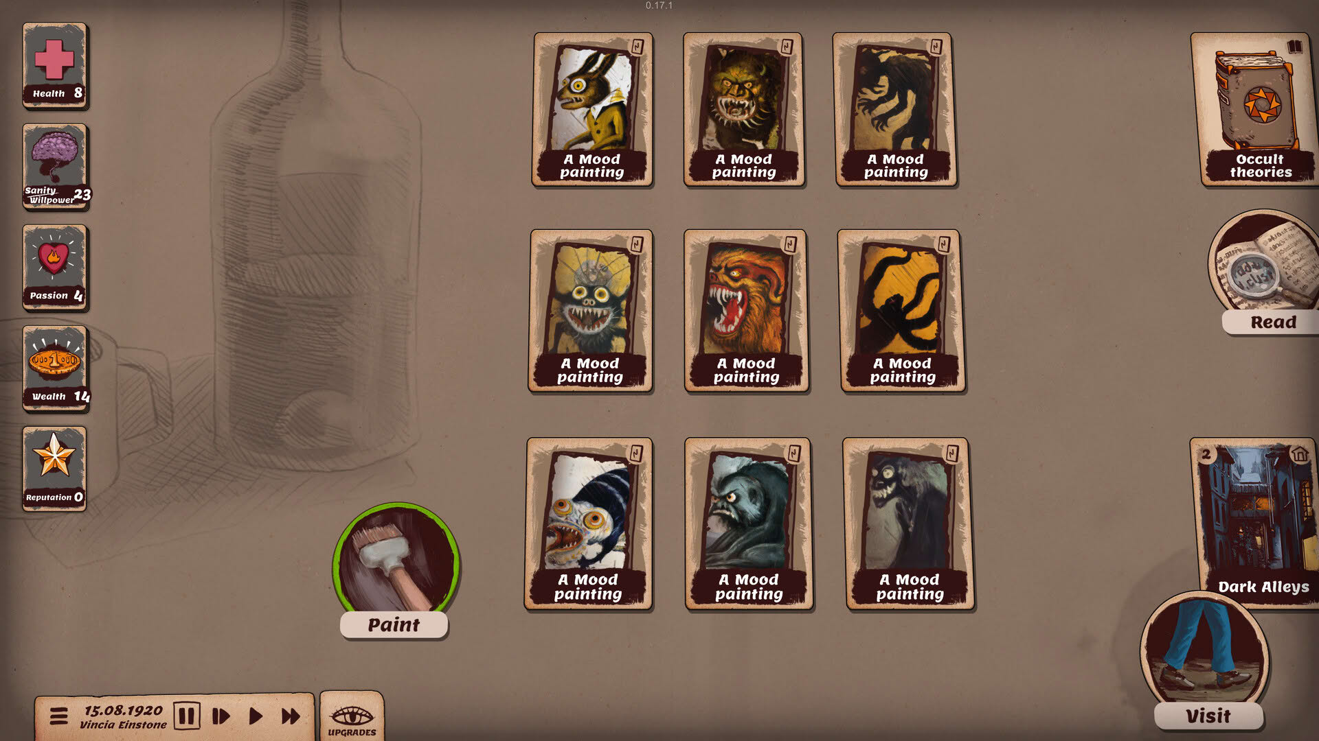 Screenshot for Artist Life Simulator