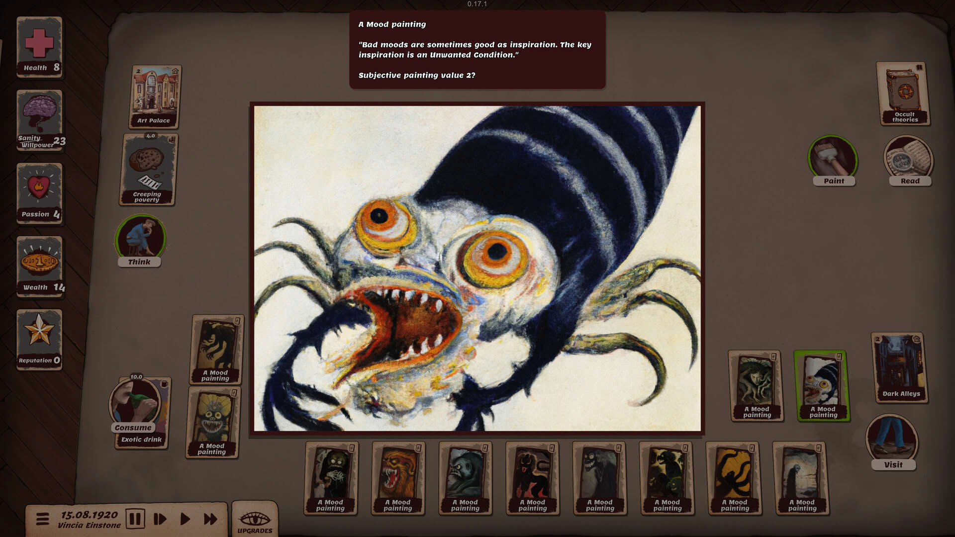 Screenshot for Artist Life Simulator