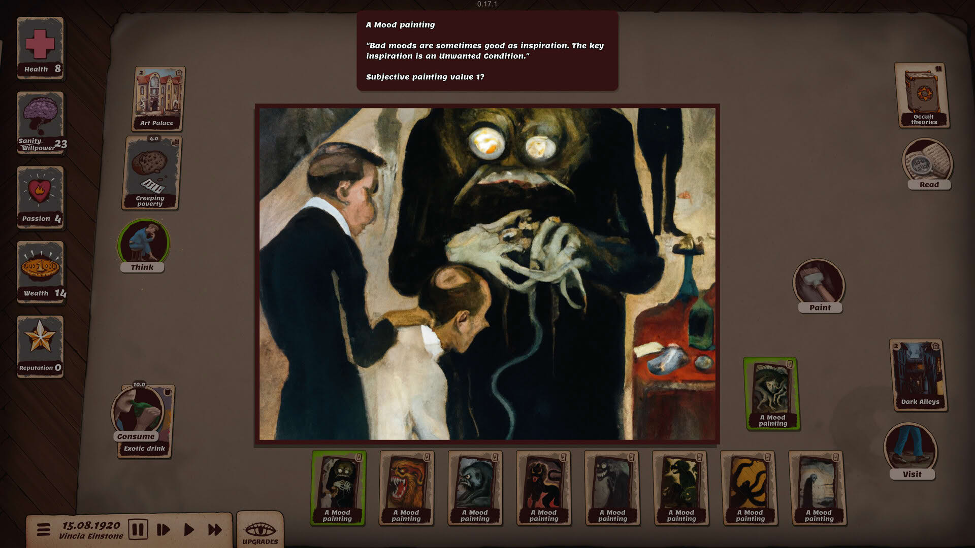Screenshot for Artist Life Simulator