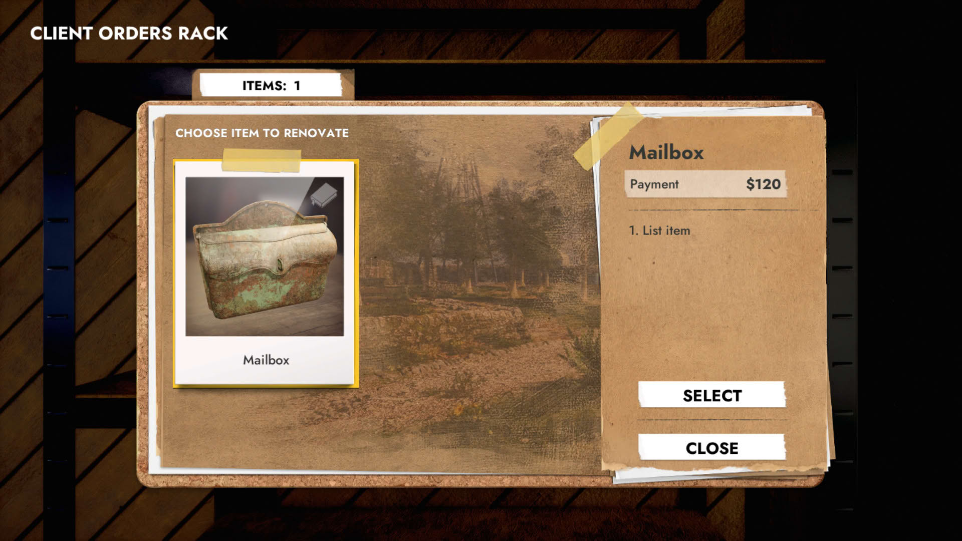 Screenshot for Workshop Simulator