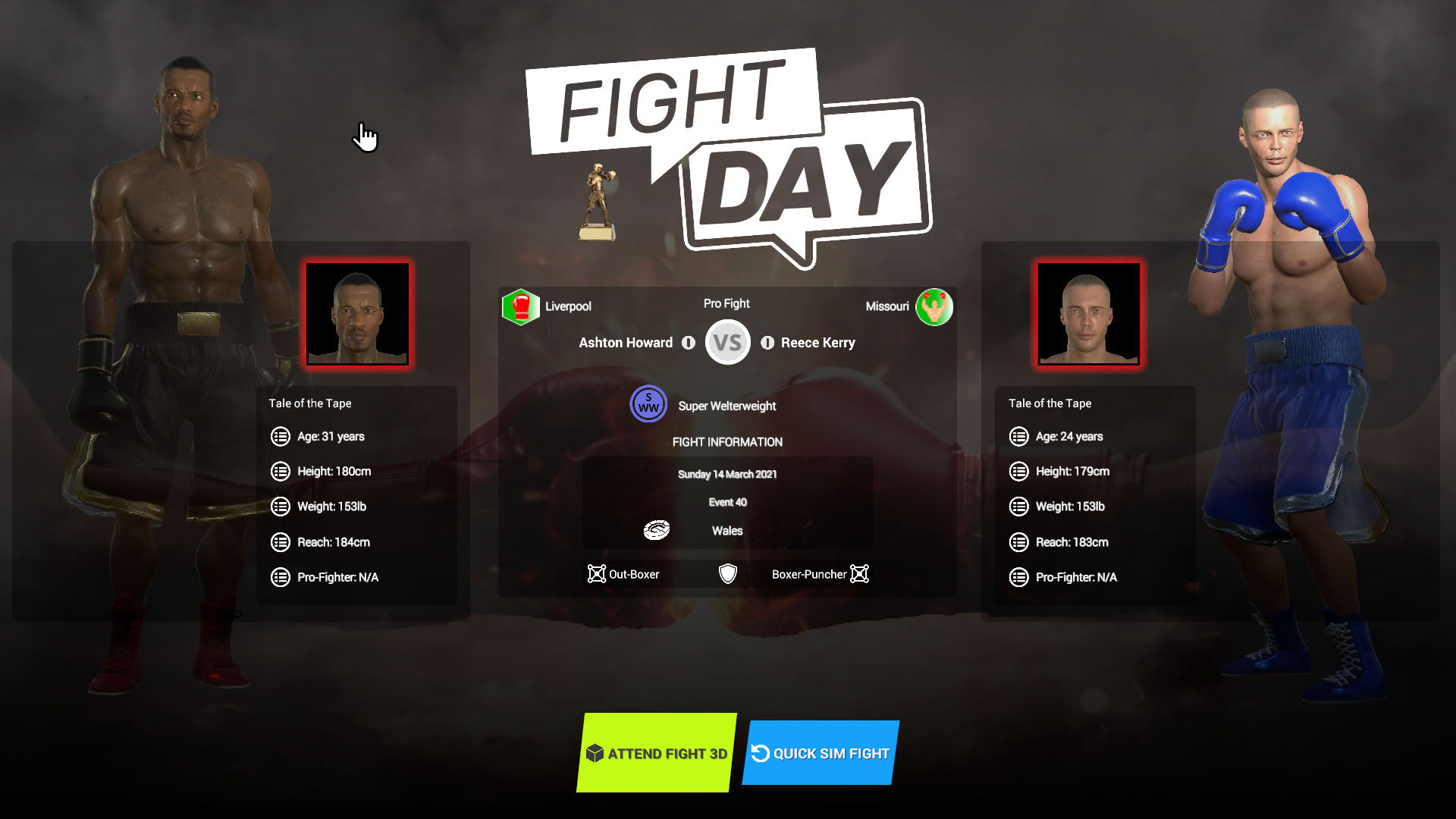 Screenshot for Boxing Club Manager
