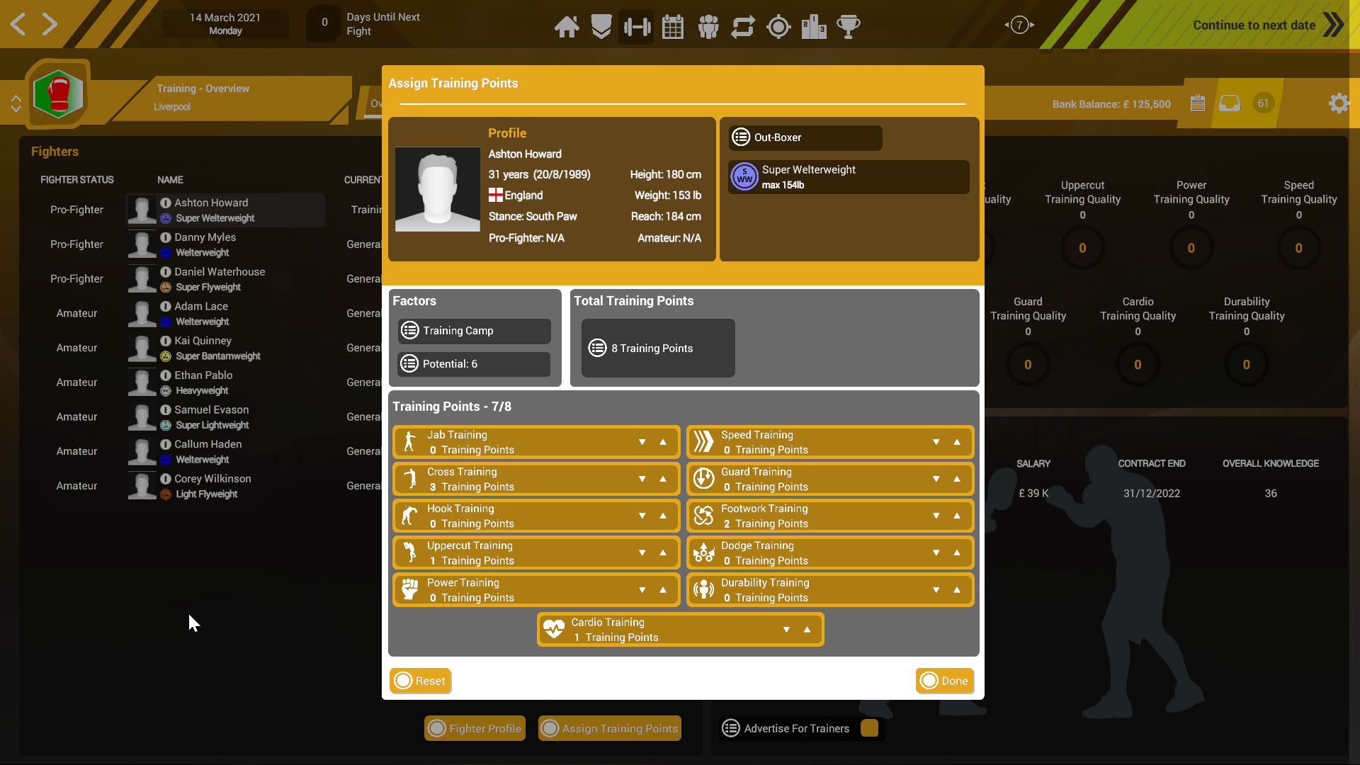 Screenshot for Boxing Club Manager