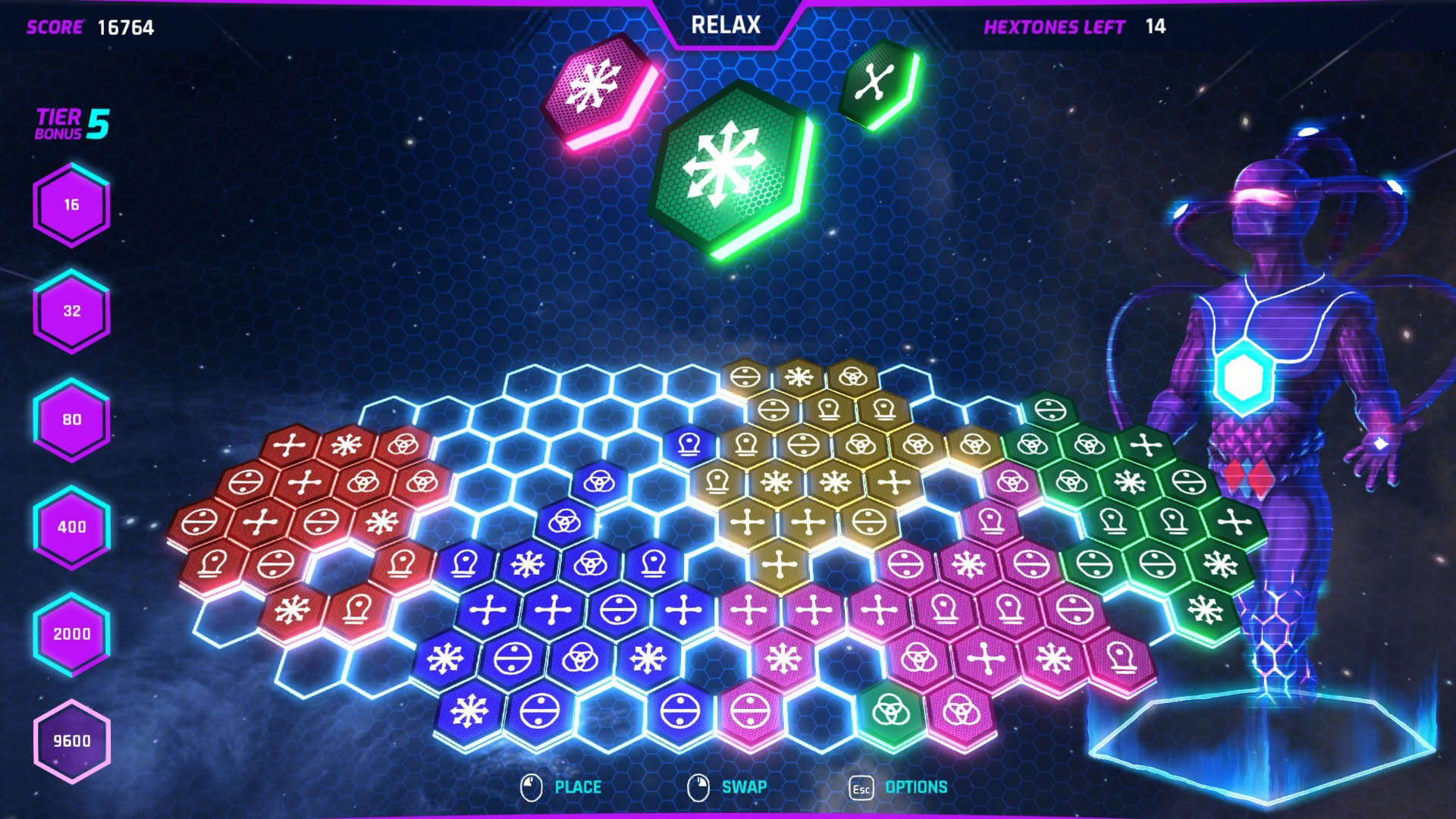 Screenshot for Hextones: Spacetime