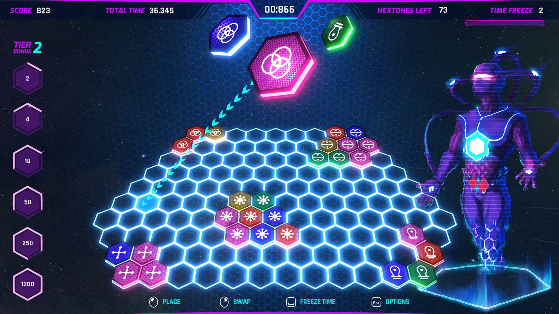 Screenshot for Hextones: Spacetime
