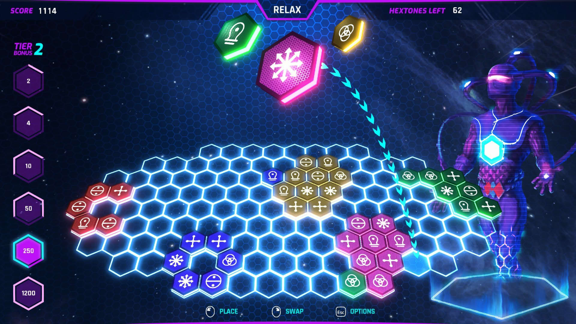 Screenshot for Hextones: Spacetime