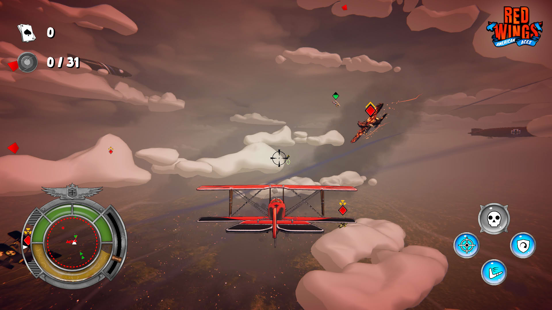 Screenshot for Red Wings: American Aces