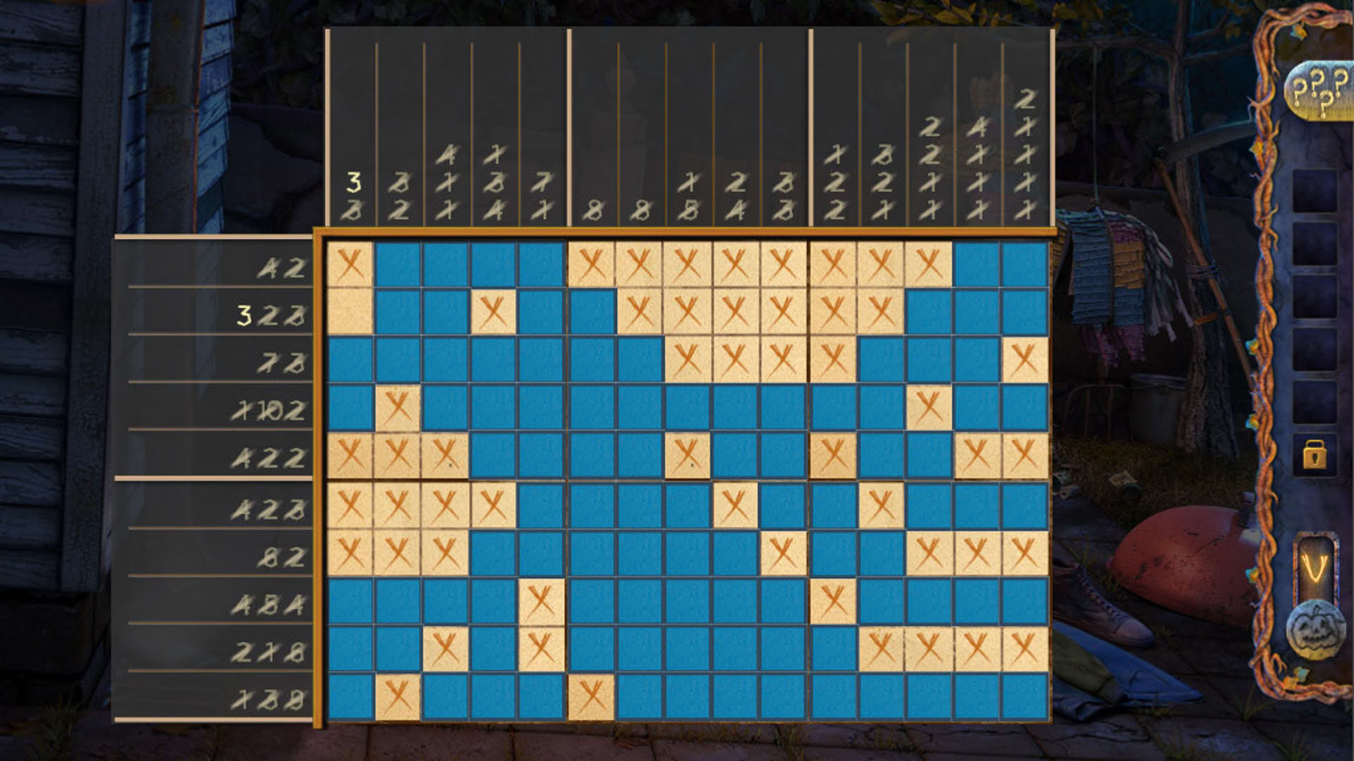 Screenshot for Fill and Cross: Trick or Treat