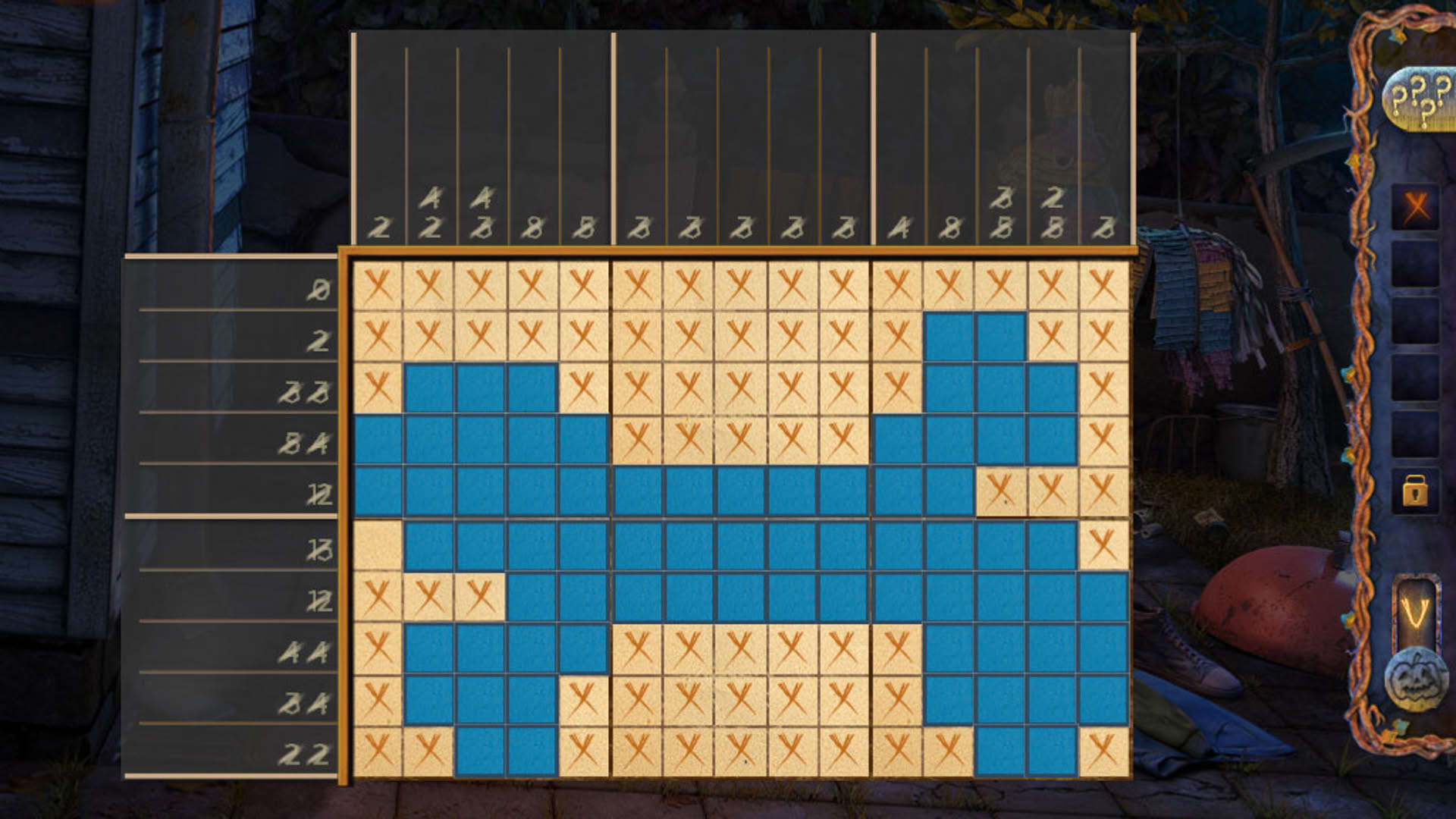 Screenshot for Fill and Cross: Trick or Treat