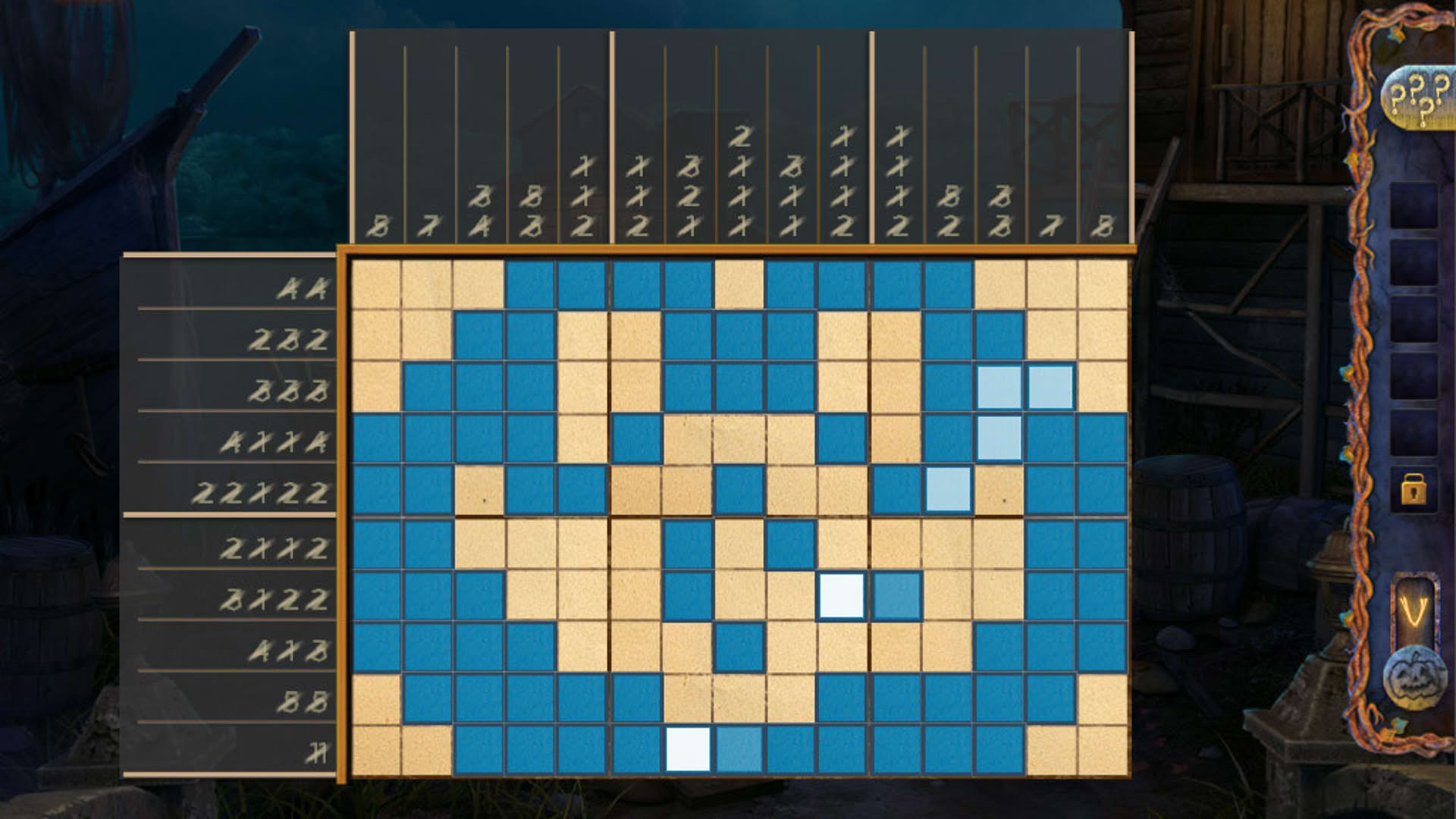 Screenshot for Fill and Cross: Trick or Treat