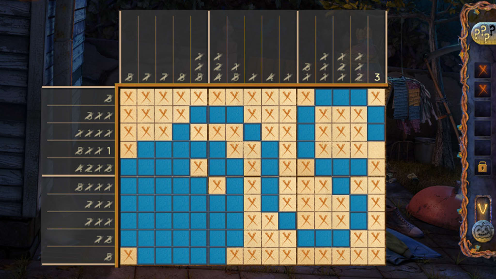 Screenshot for Fill and Cross: Trick or Treat