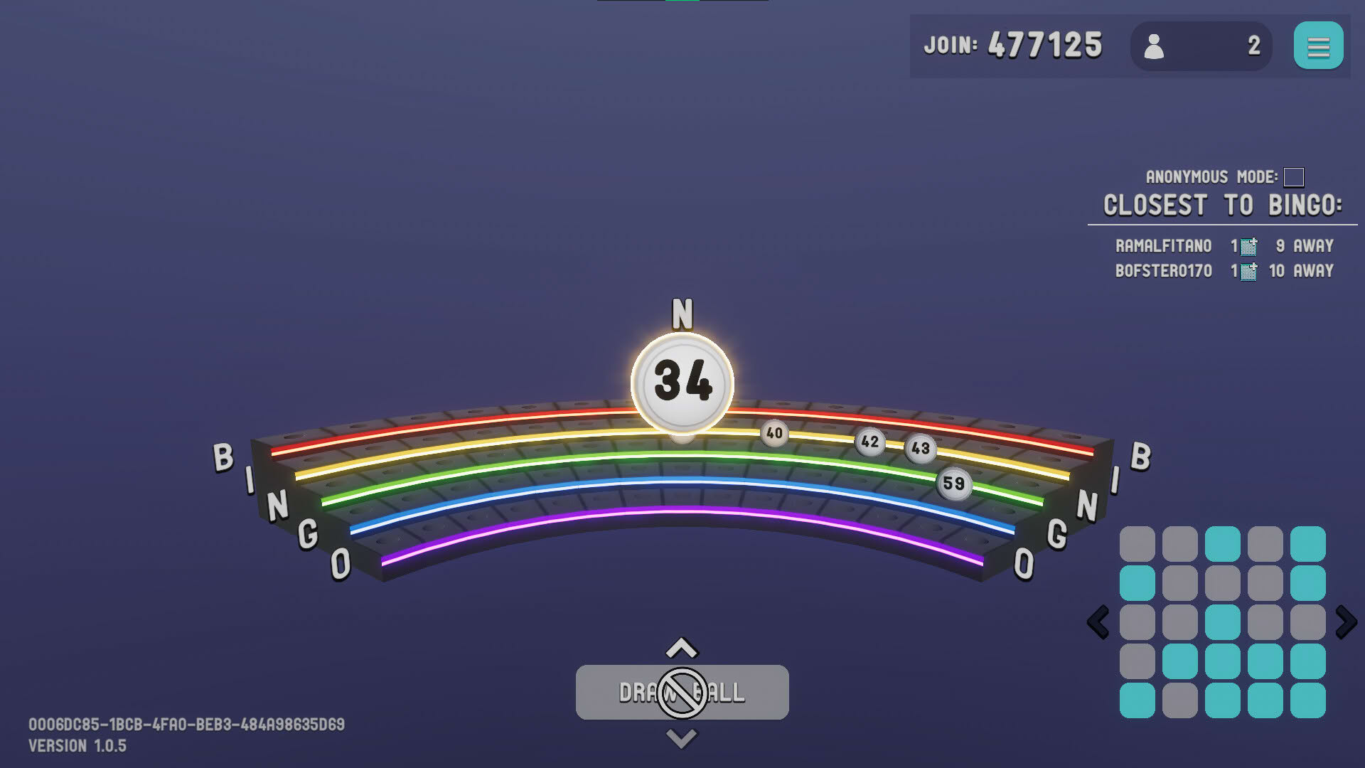 Screenshot for The Bingo Room