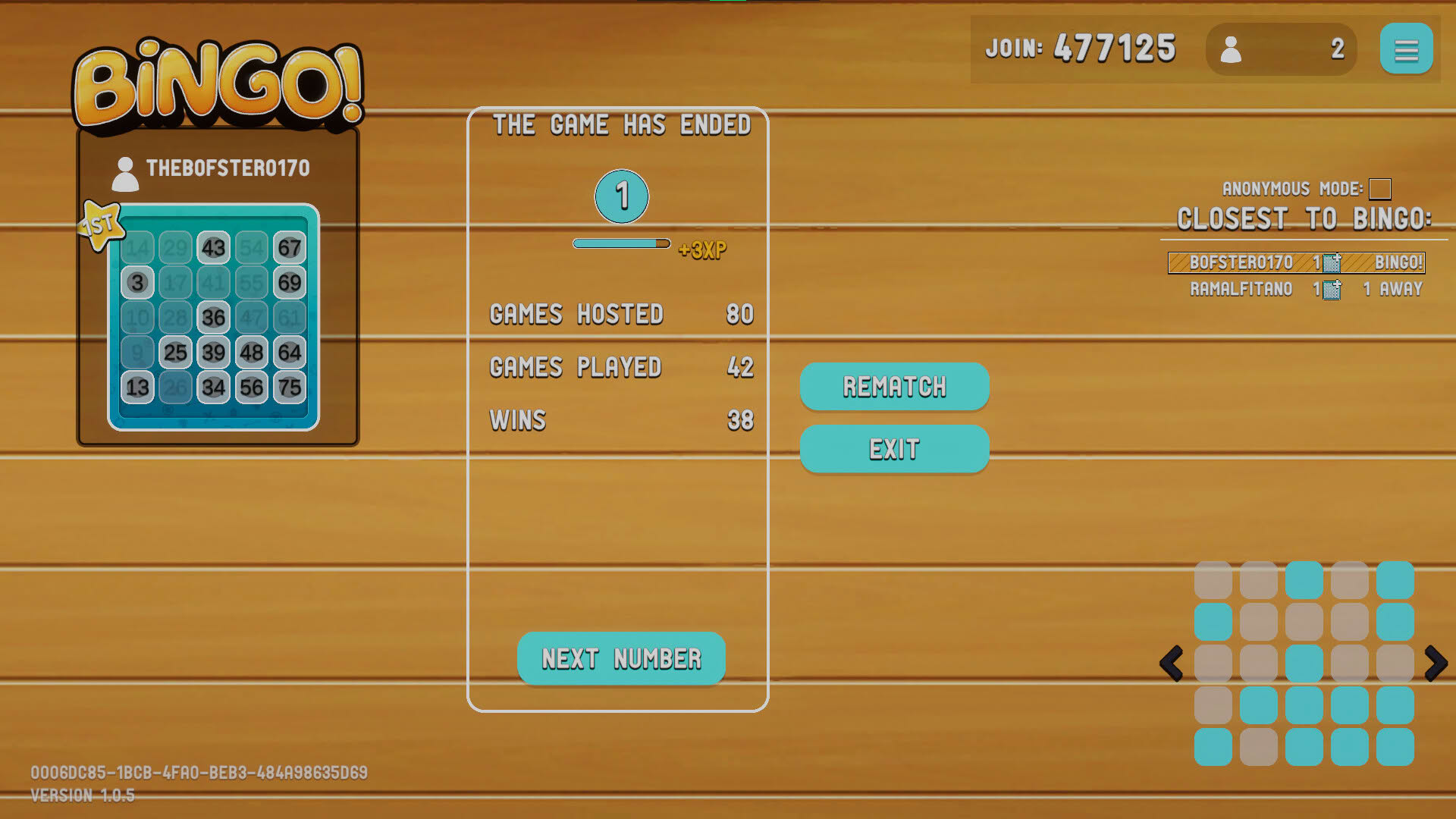 Screenshot for The Bingo Room