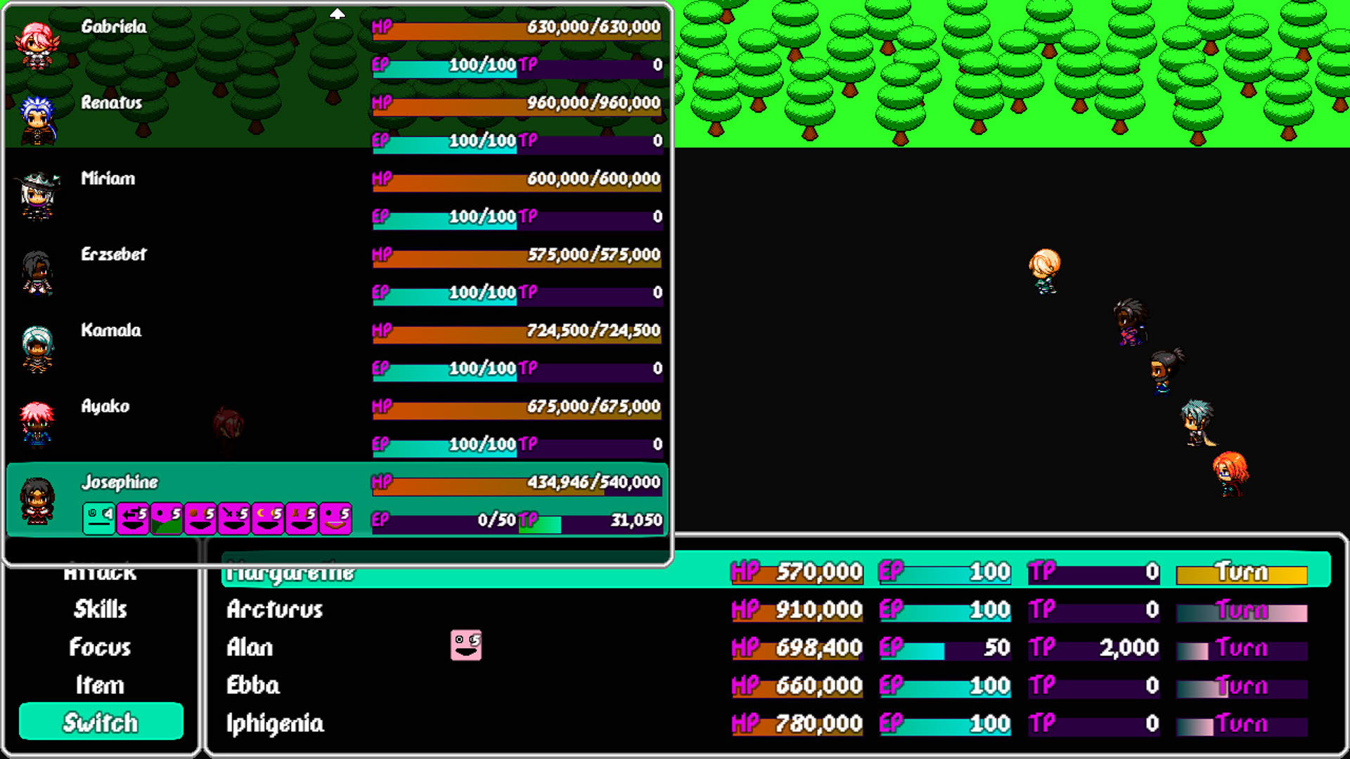 Screenshot for There May be Ninety-Nine of Us, but We Have to Win in Ninety-Nine Turns!