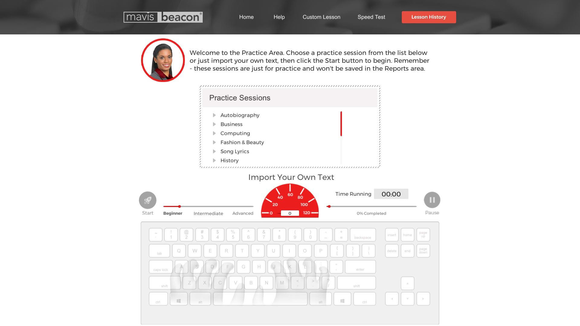 Screenshot for Mavis Beacon Teaches Typing 2020