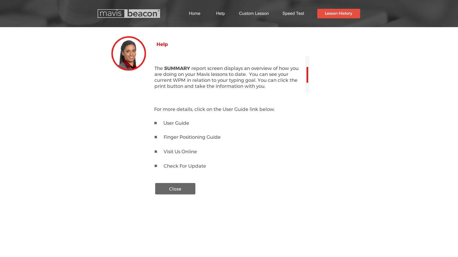 Screenshot for Mavis Beacon Teaches Typing 2020