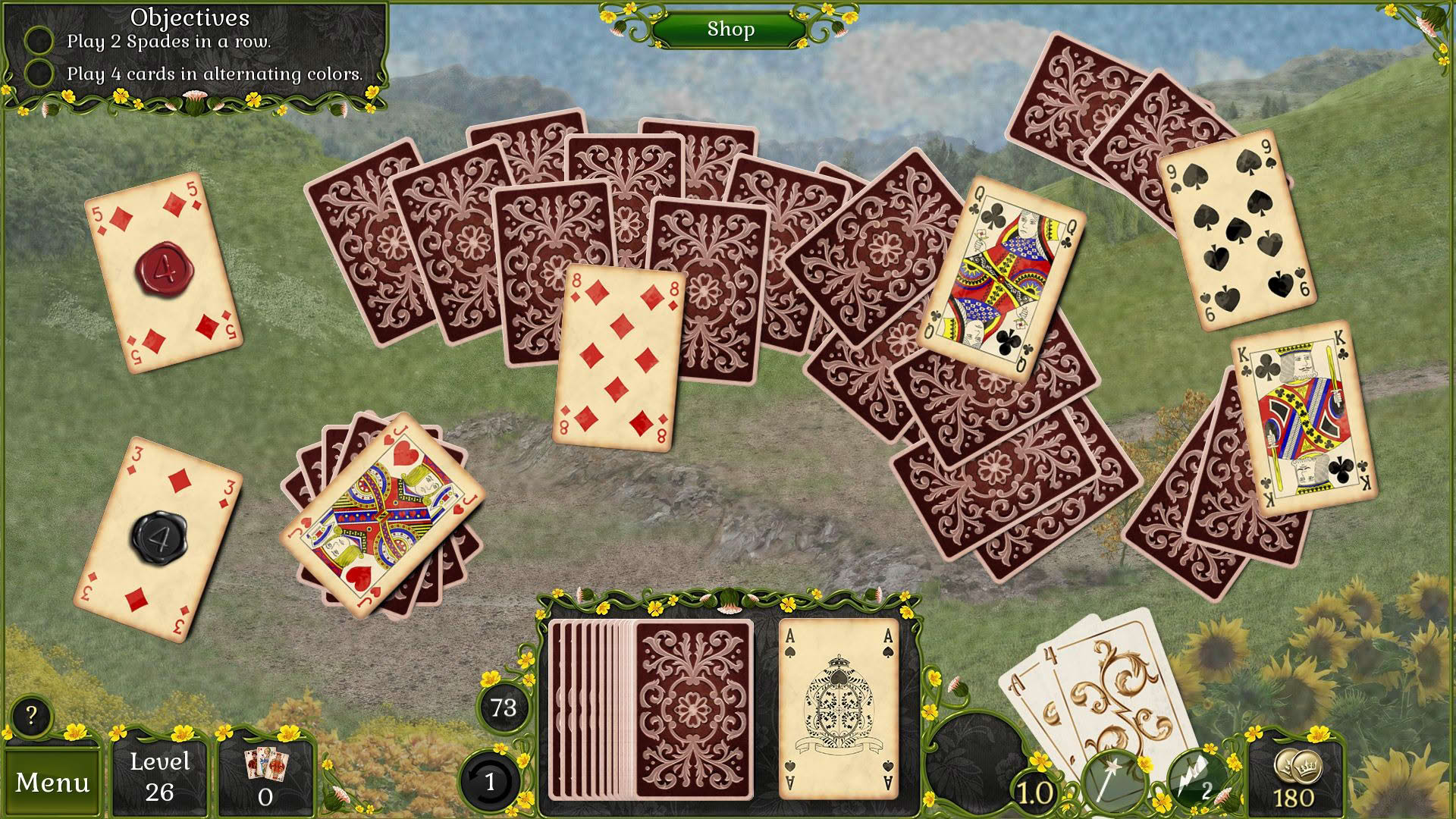 Screenshot for Jewel Match Solitaire: Summertime