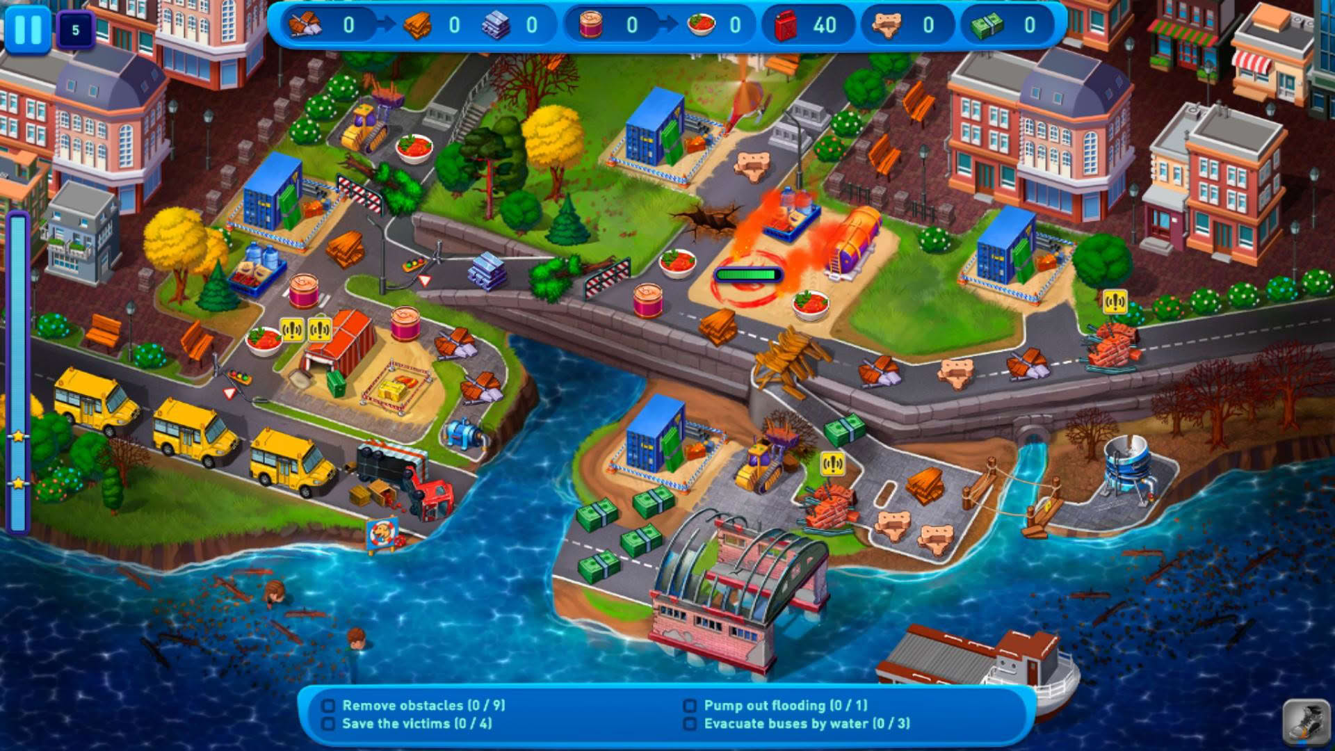 Screenshot for Emergency Crew: Volcano Eruption