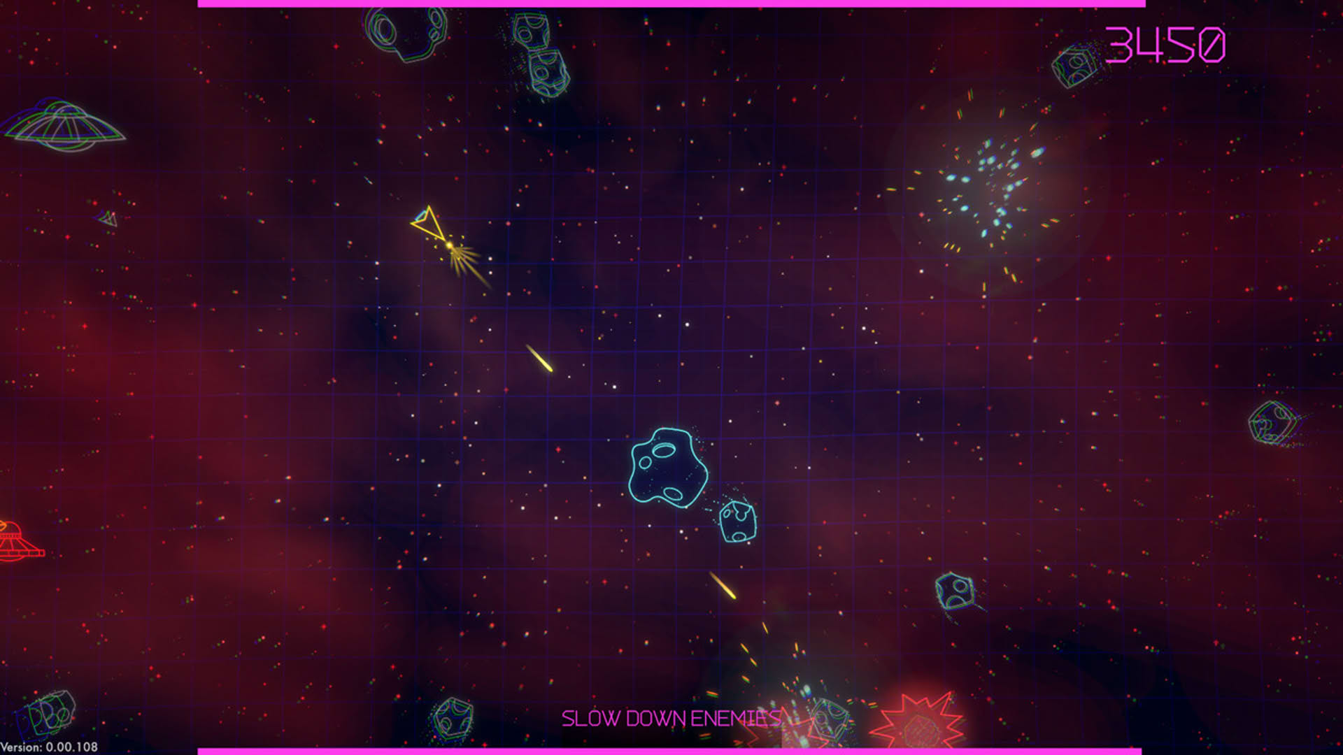 Screenshot for Asteroids: Recharged