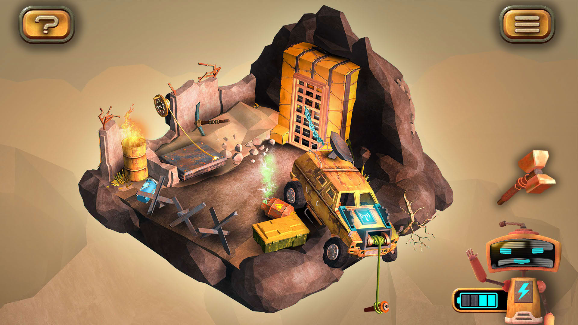 Screenshot for Tiny Robots Recharged