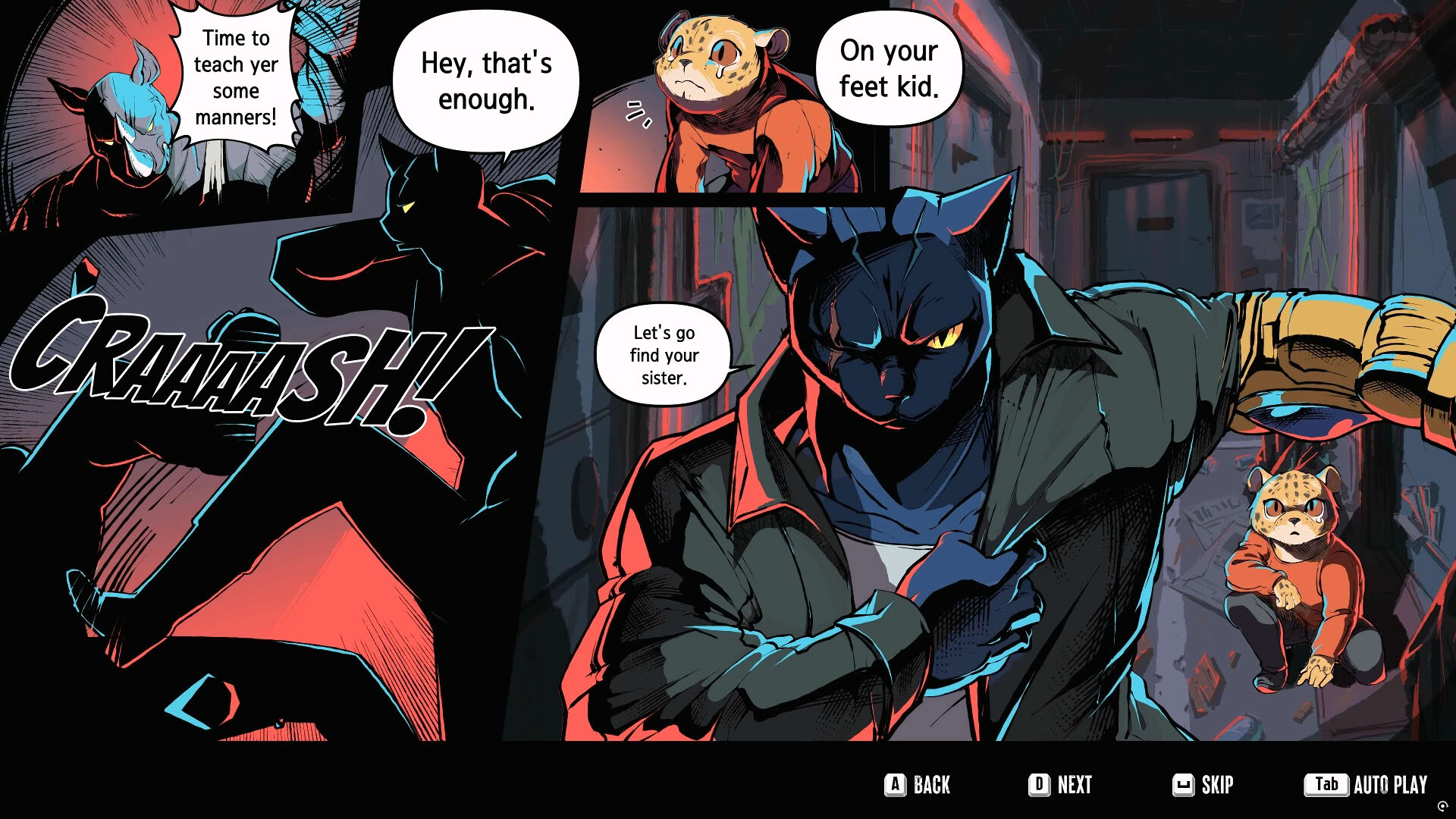 Screenshot for Kusan: City of Wolves