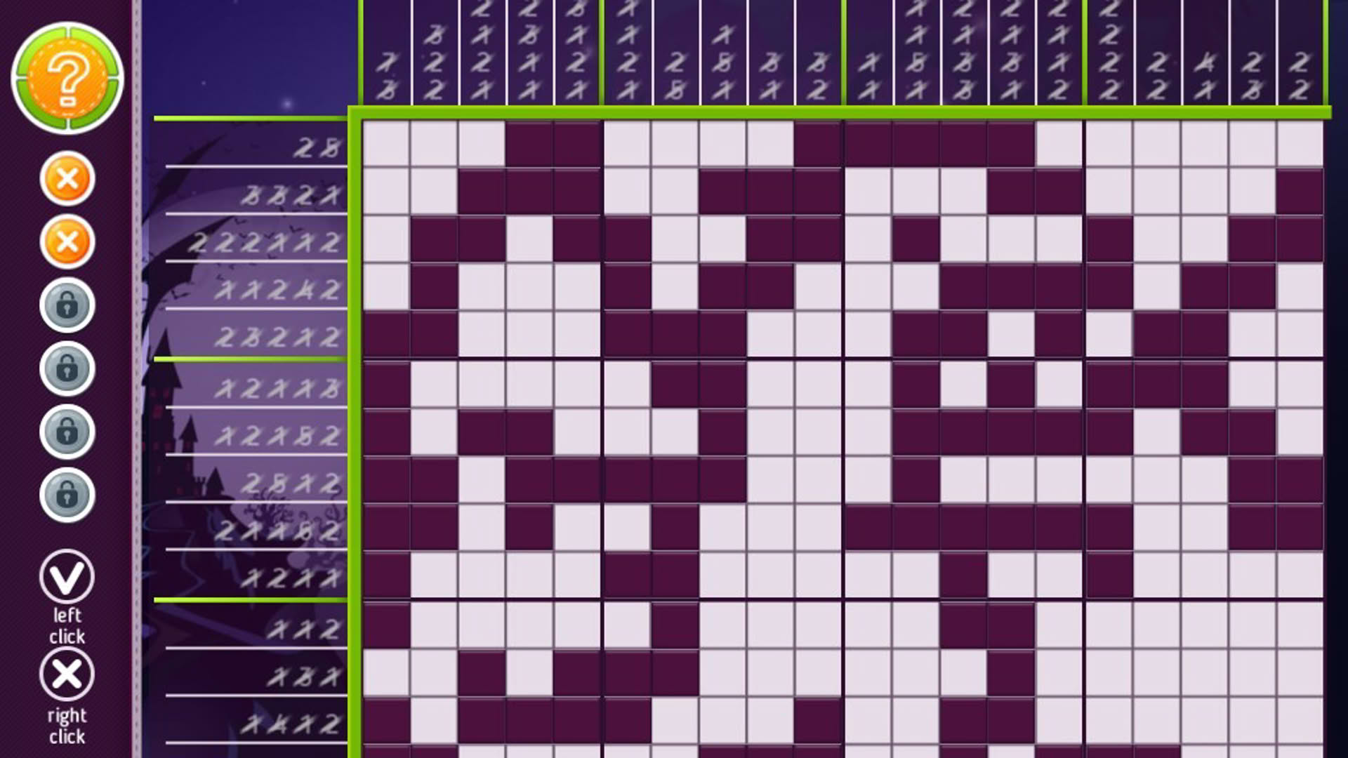 Screenshot for Halloween Riddles Mysterious Griddlers