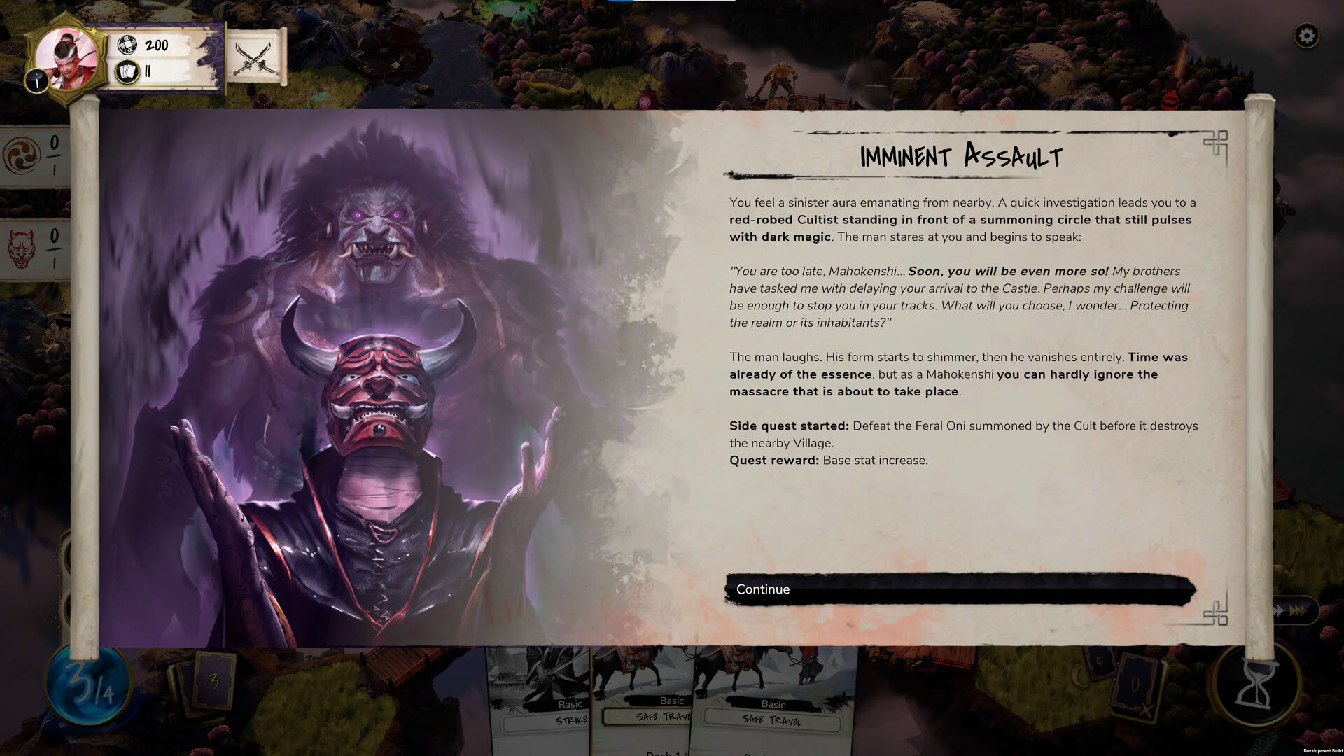 Screenshot for Mahokenshi - The Samurai Deckbuilder