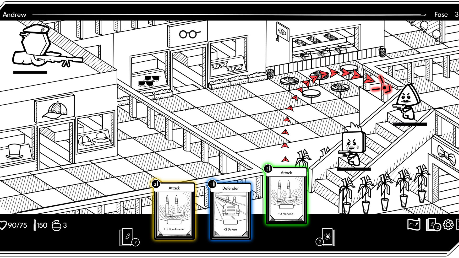 Screenshot for Geometric Sniper: Card Game
